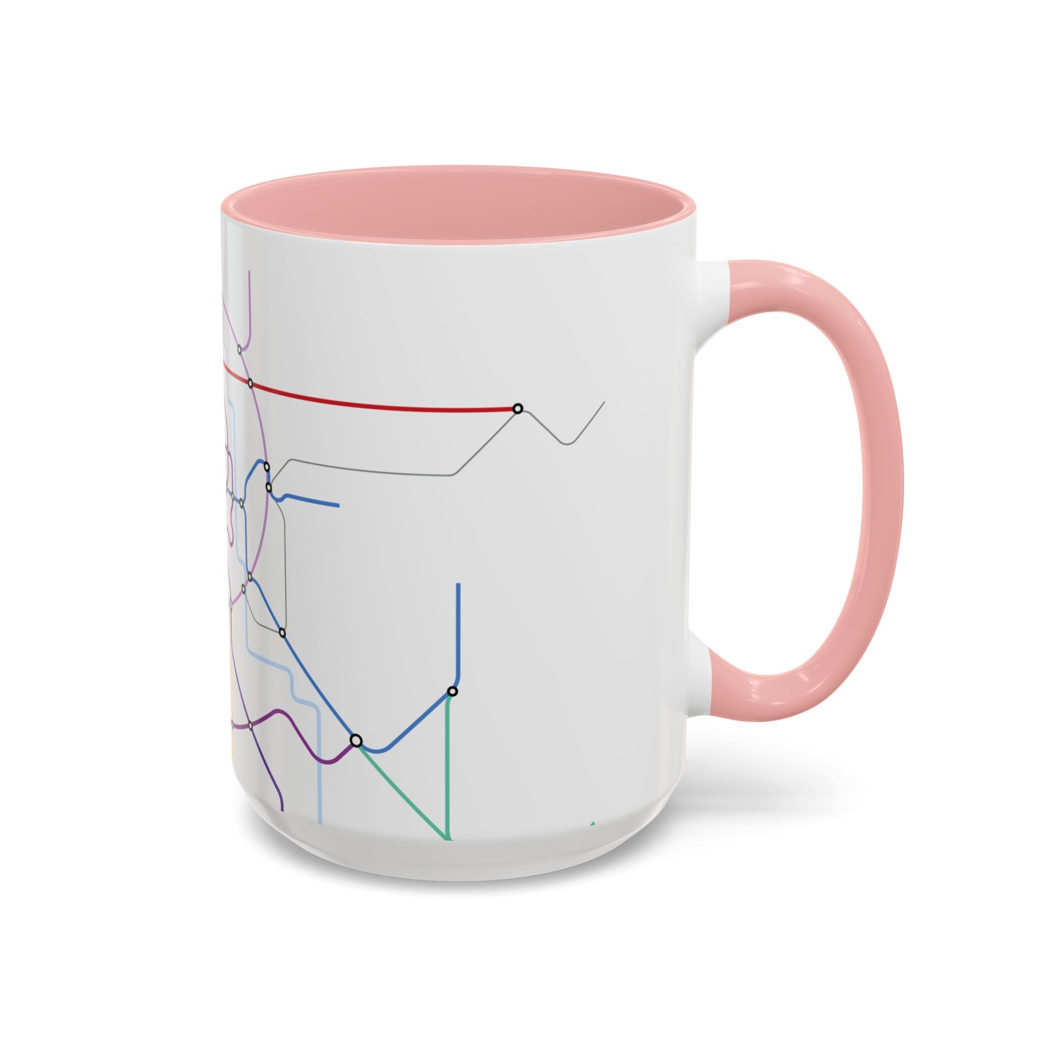 Delhi Metro Map Coffee Mug – 11/15oz