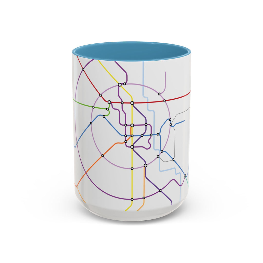 Delhi Metro Map Coffee Mug – 11/15oz