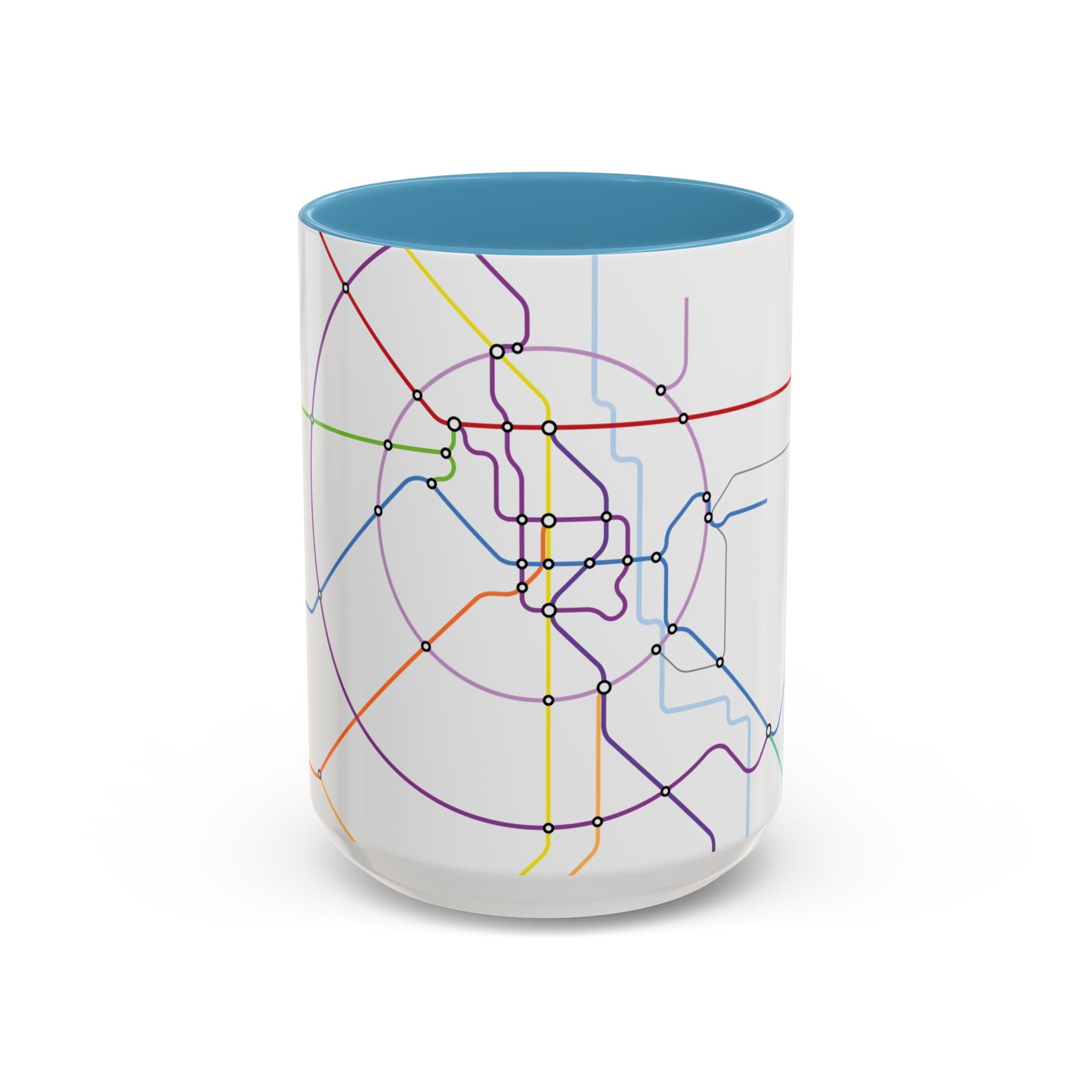 Delhi Metro Map Coffee Mug – 11/15oz