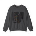 NYC MTA Subway Map Crewneck Sweatshirt — “I Love MTA” Transit Graphic