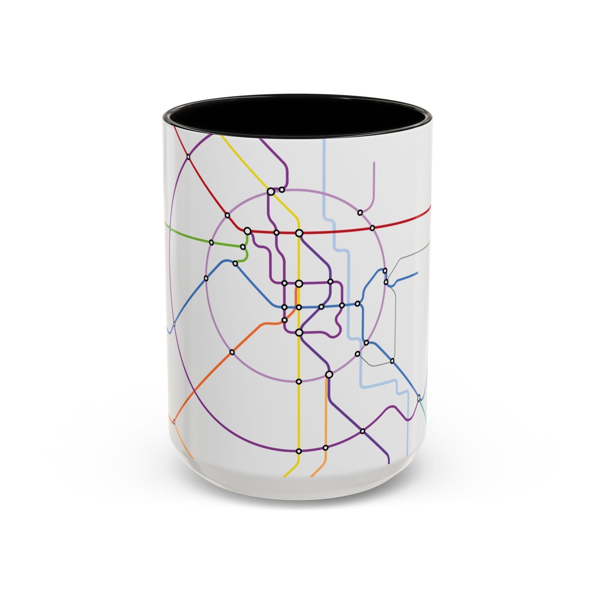 Delhi Metro Map Coffee Mug – 11/15oz