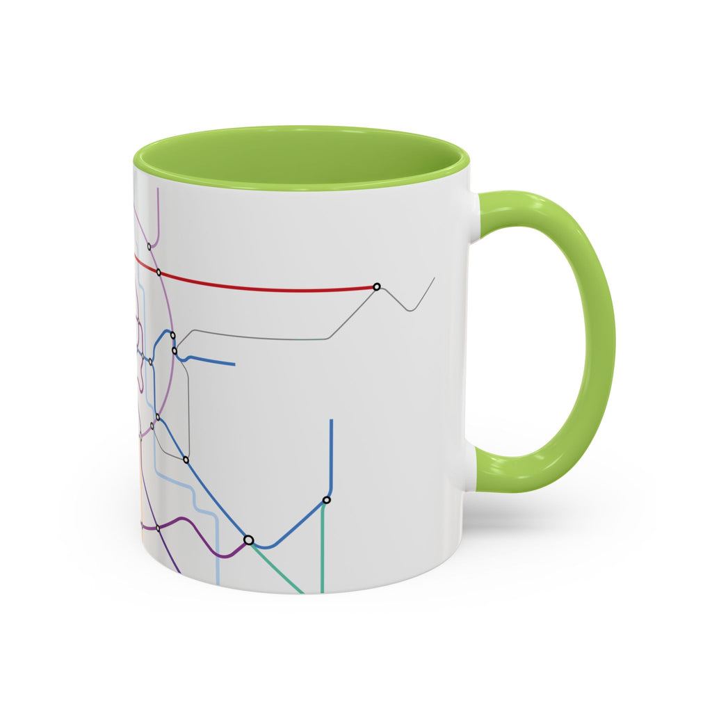 Delhi Metro Map Coffee Mug – 11/15oz