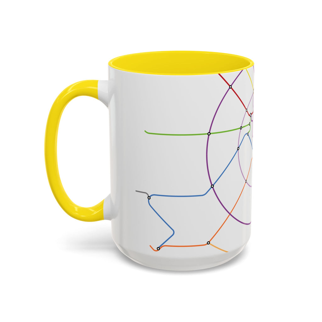 Delhi Metro Map Coffee Mug – 11/15oz