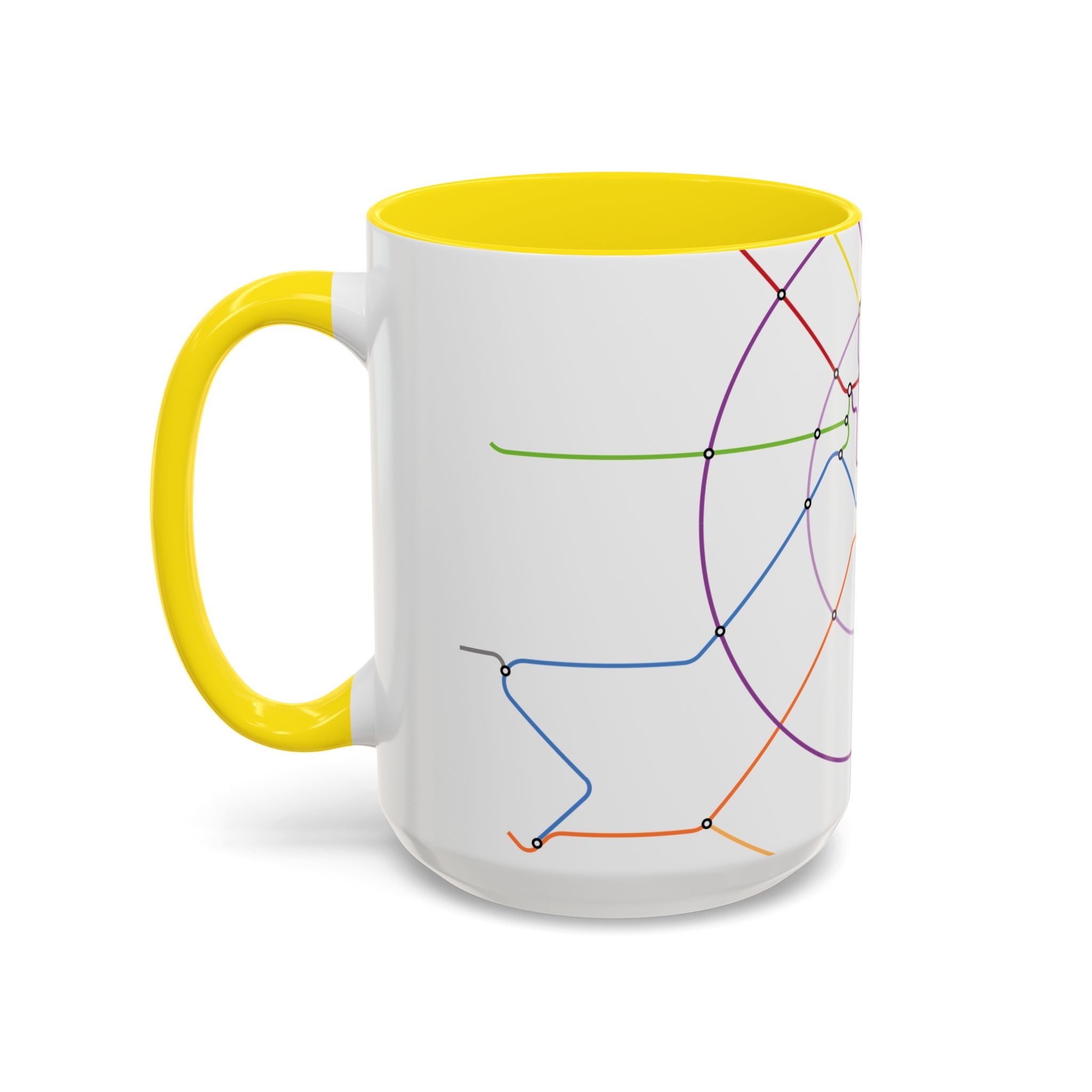Delhi Metro Map Coffee Mug – 11/15oz