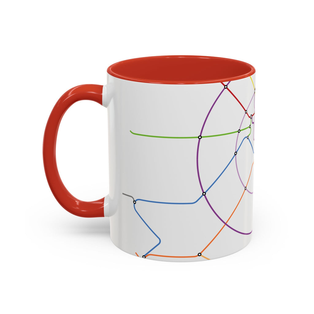 Delhi Metro Map Coffee Mug – 11/15oz