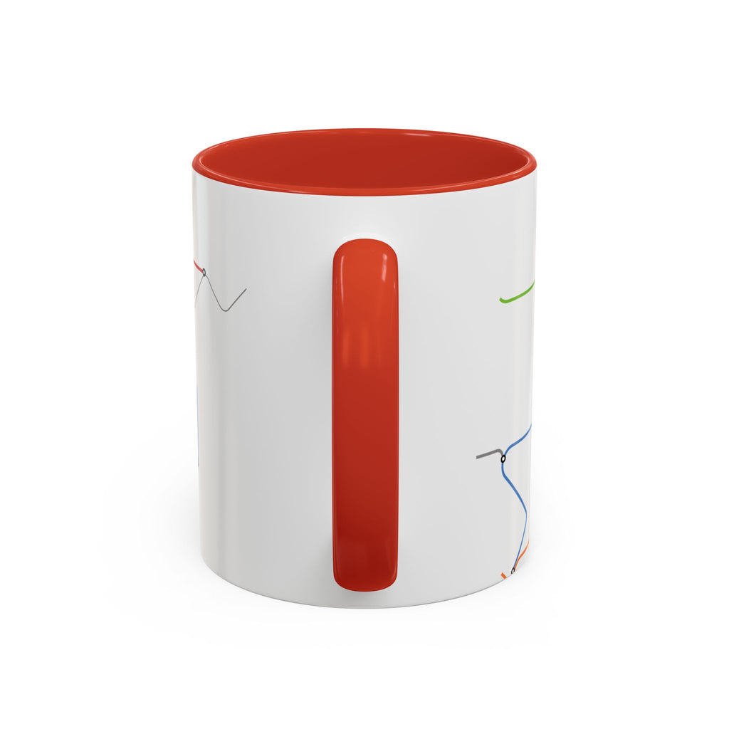 Delhi Metro Map Coffee Mug – 11/15oz