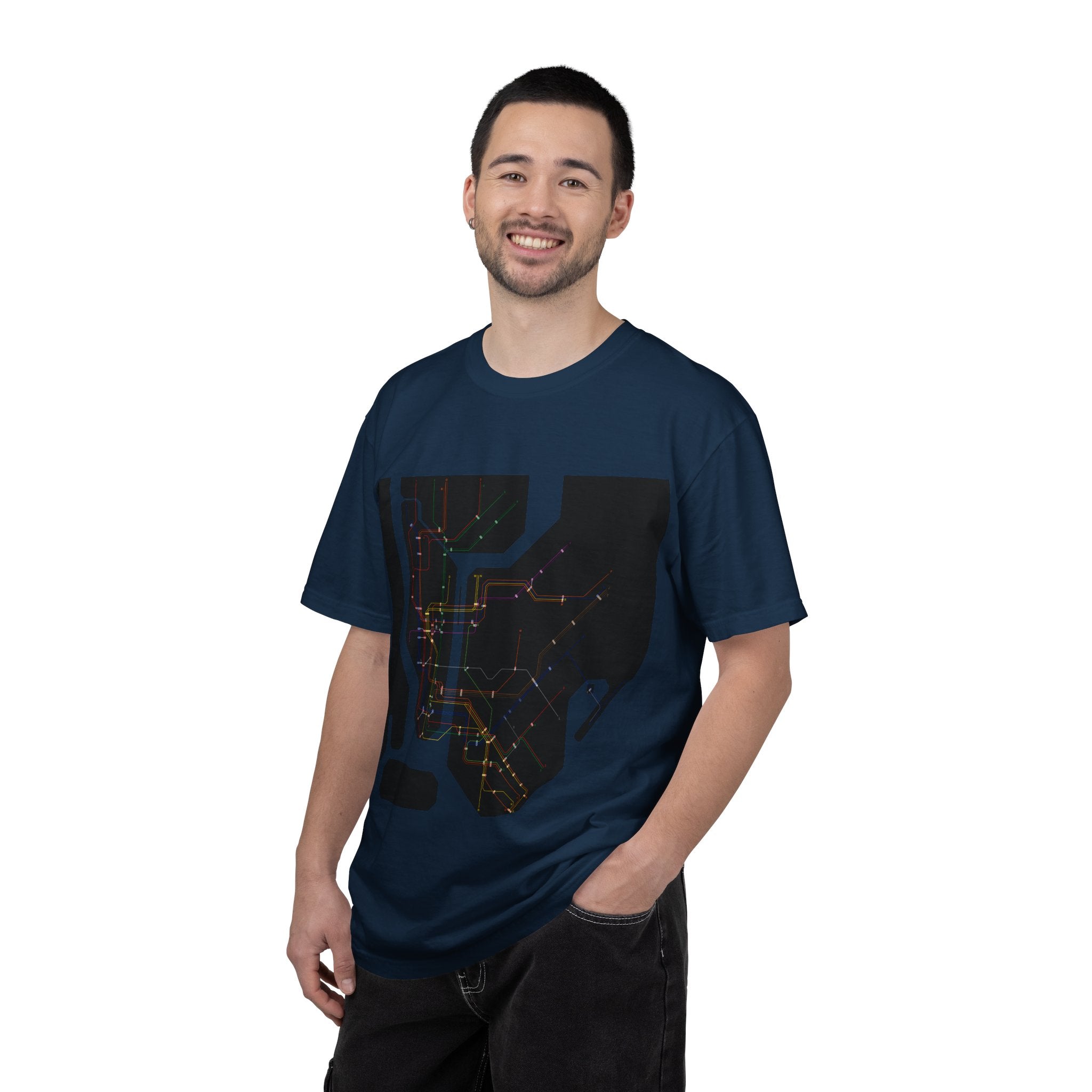 New York City MTA Subway Map T-Shirt — City Transit Route Graphic Tee