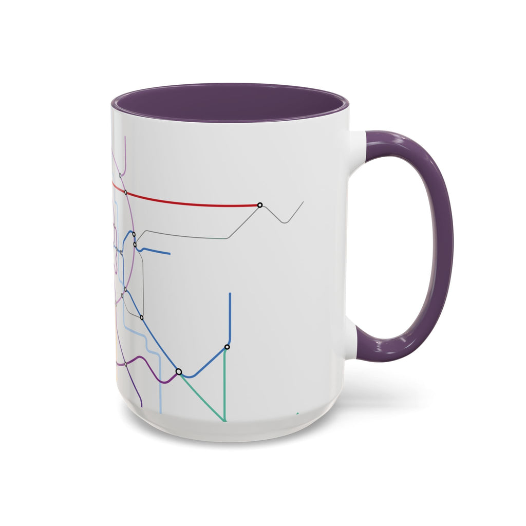 Delhi Metro Map Coffee Mug – 11/15oz