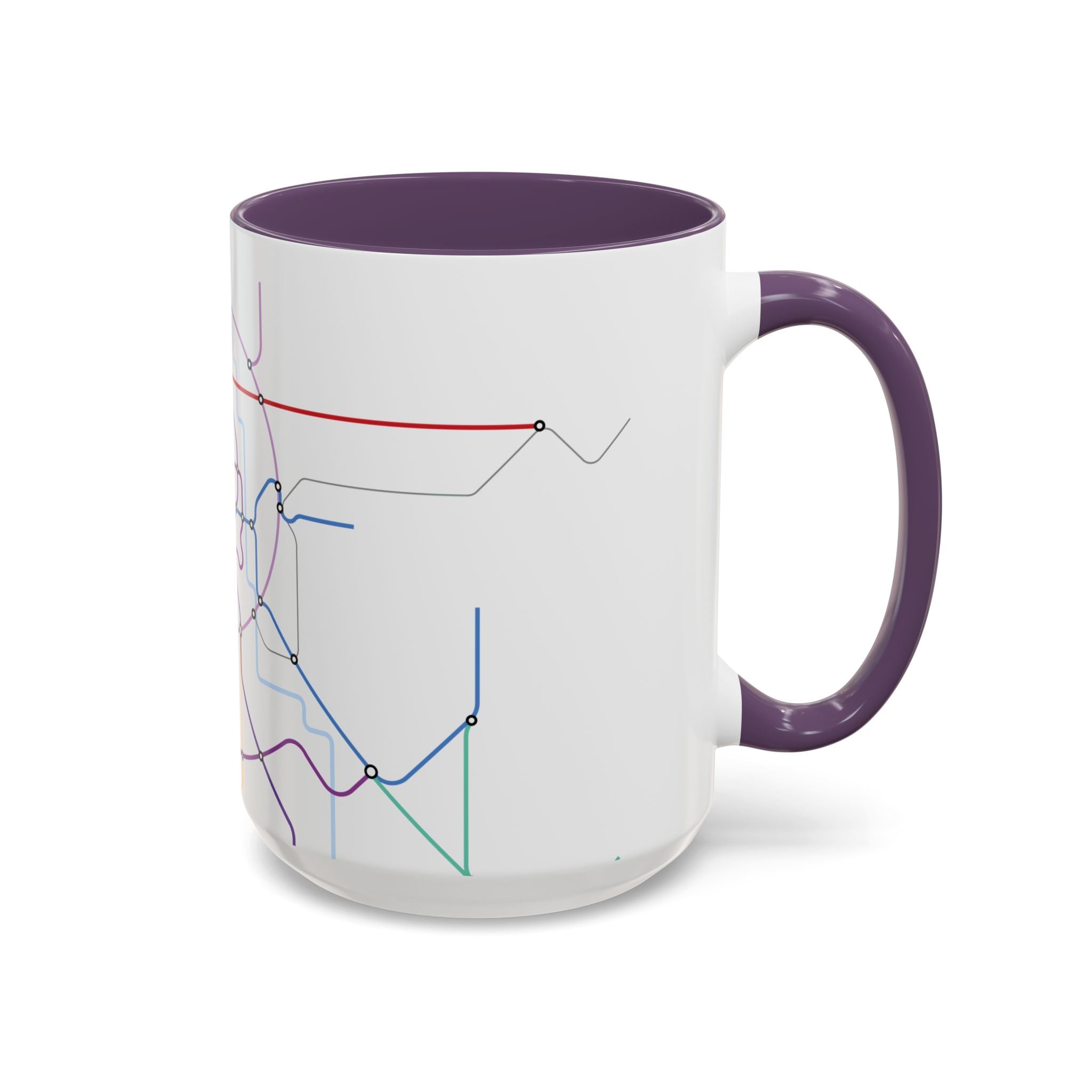 Delhi Metro Map Coffee Mug – 11/15oz