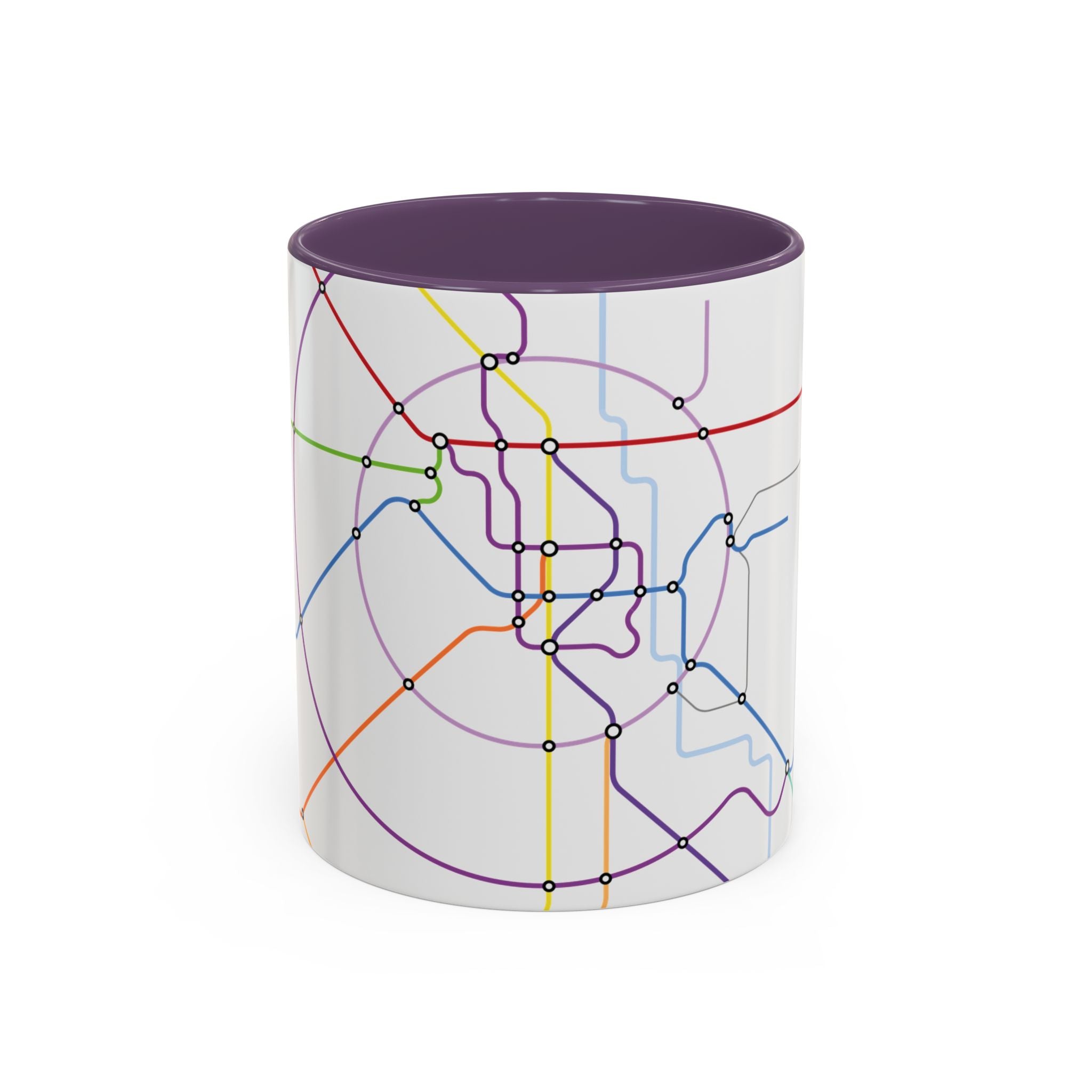 Delhi Metro Map Coffee Mug – 11/15oz
