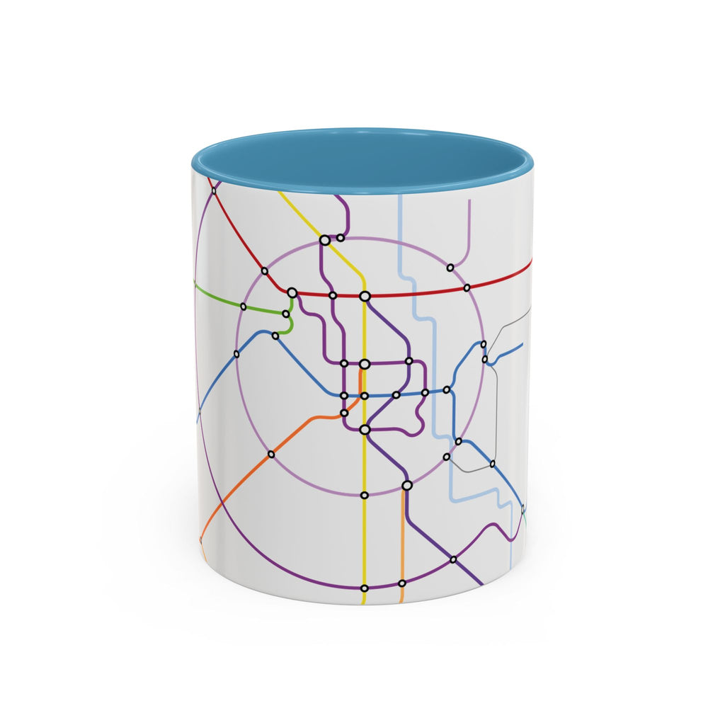 Delhi Metro Map Coffee Mug – 11/15oz