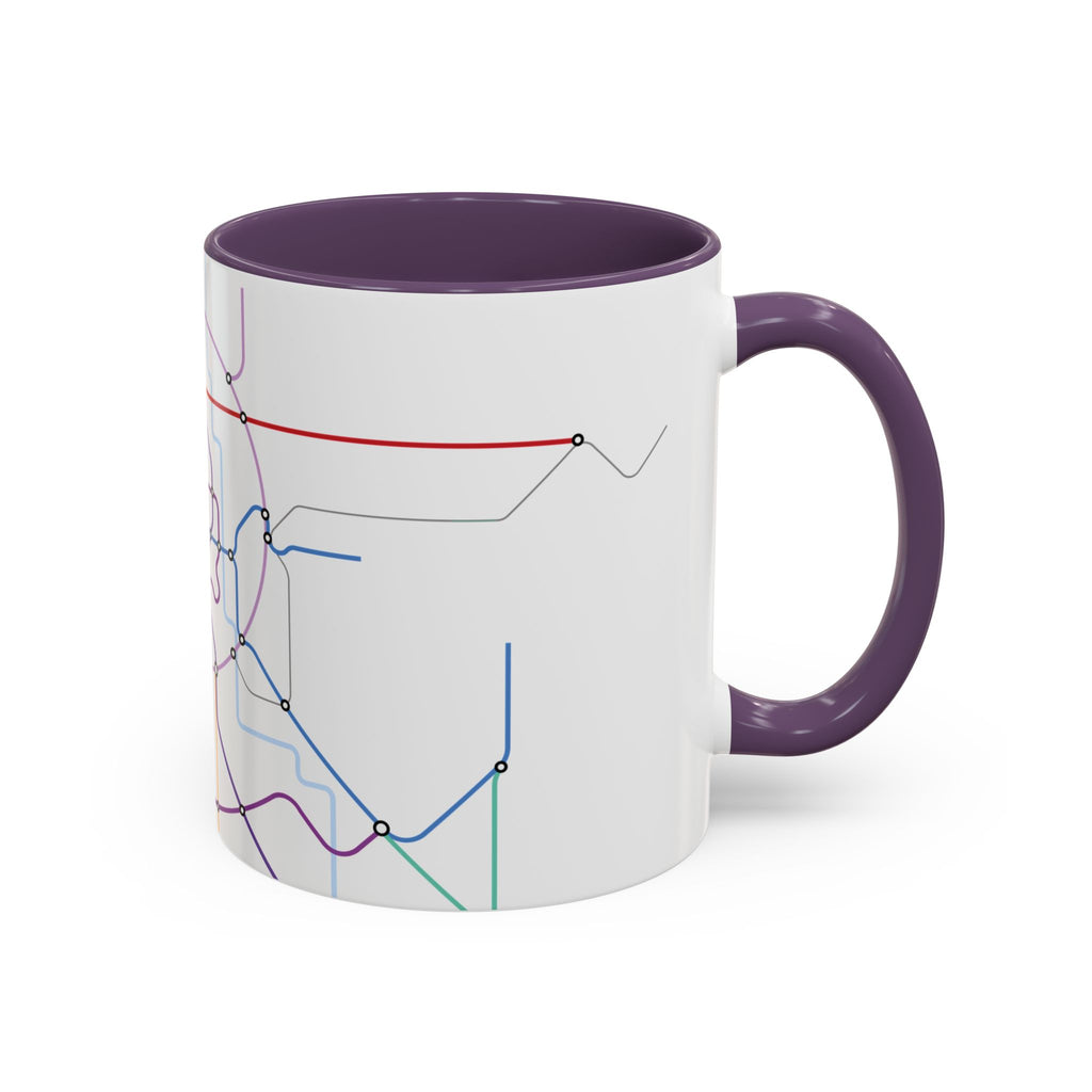 Delhi Metro Map Coffee Mug – 11/15oz
