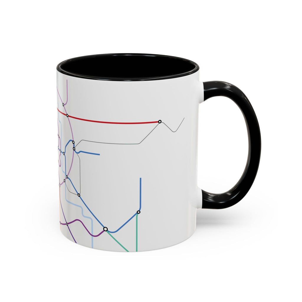 Delhi Metro Map Coffee Mug – 11/15oz