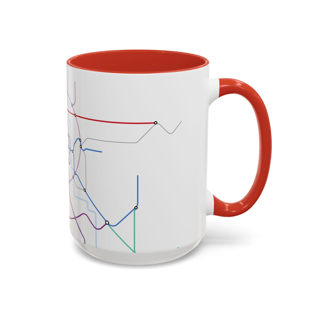 Delhi Metro Map Coffee Mug – 11/15oz
