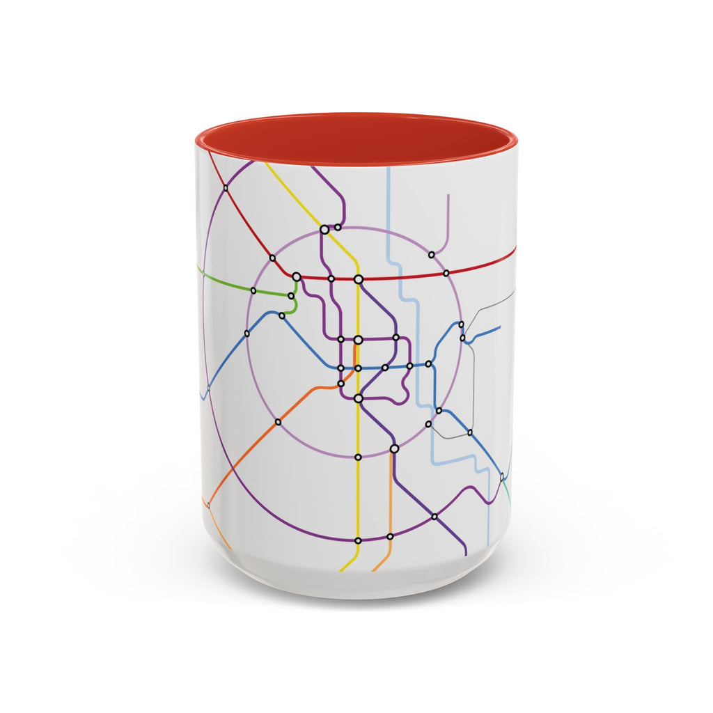 Delhi Metro Map Coffee Mug – 11/15oz