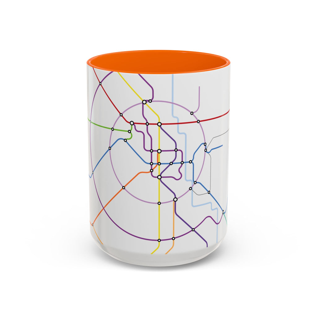 Delhi Metro Map Coffee Mug – 11/15oz
