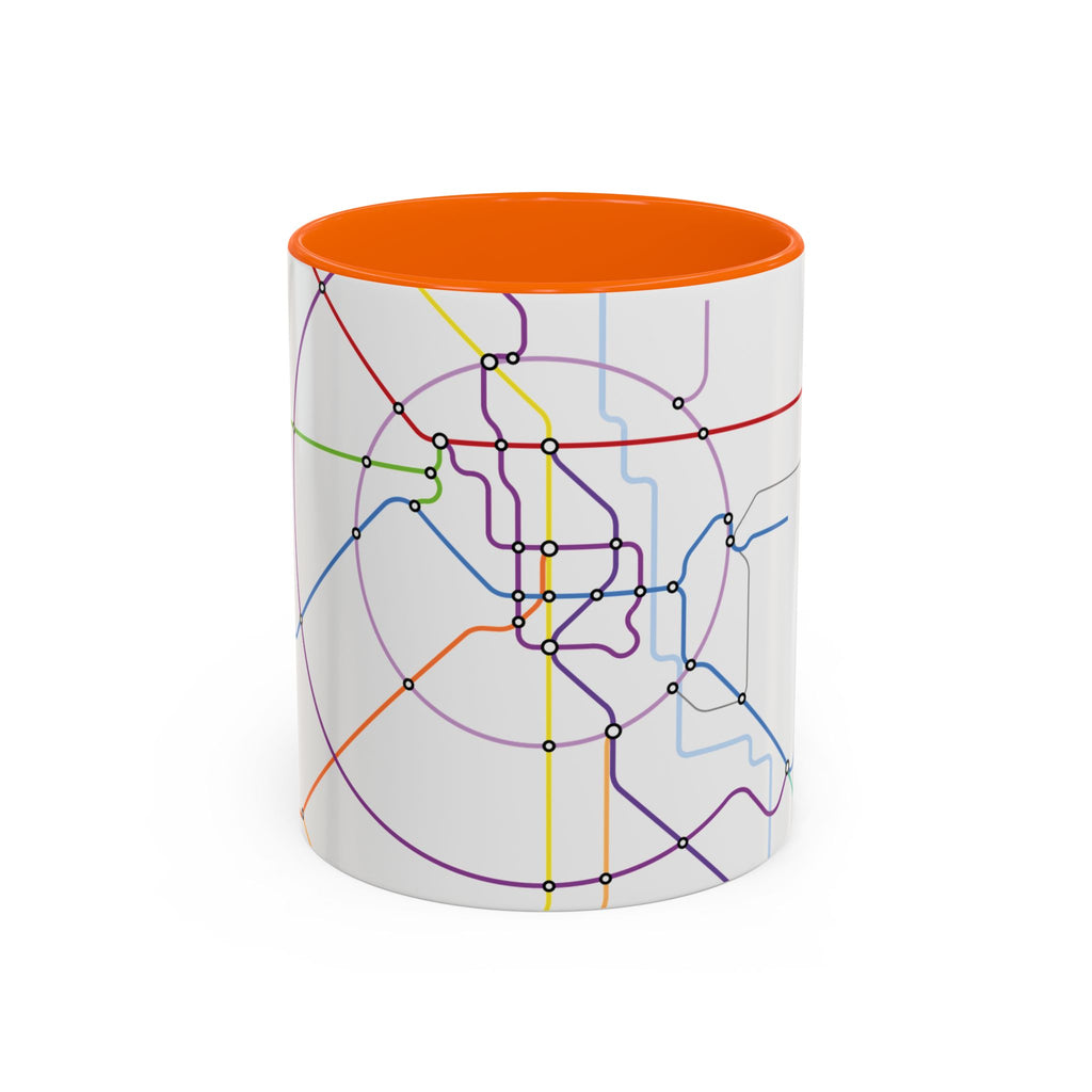 Delhi Metro Map Coffee Mug – 11/15oz