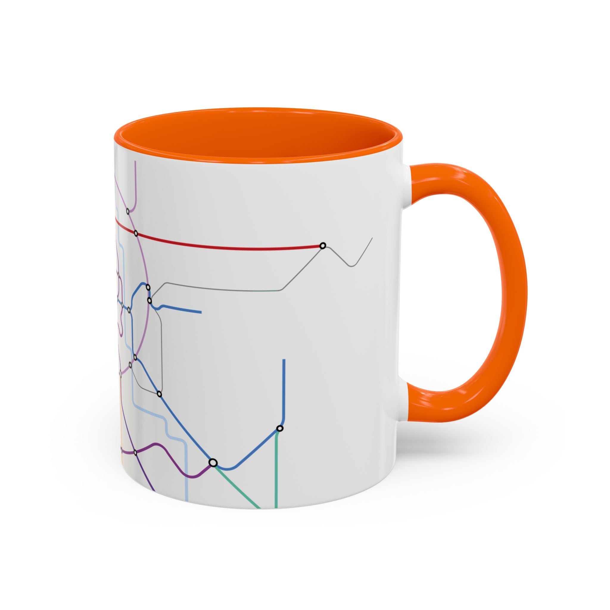 Delhi Metro Map Coffee Mug – 11/15oz