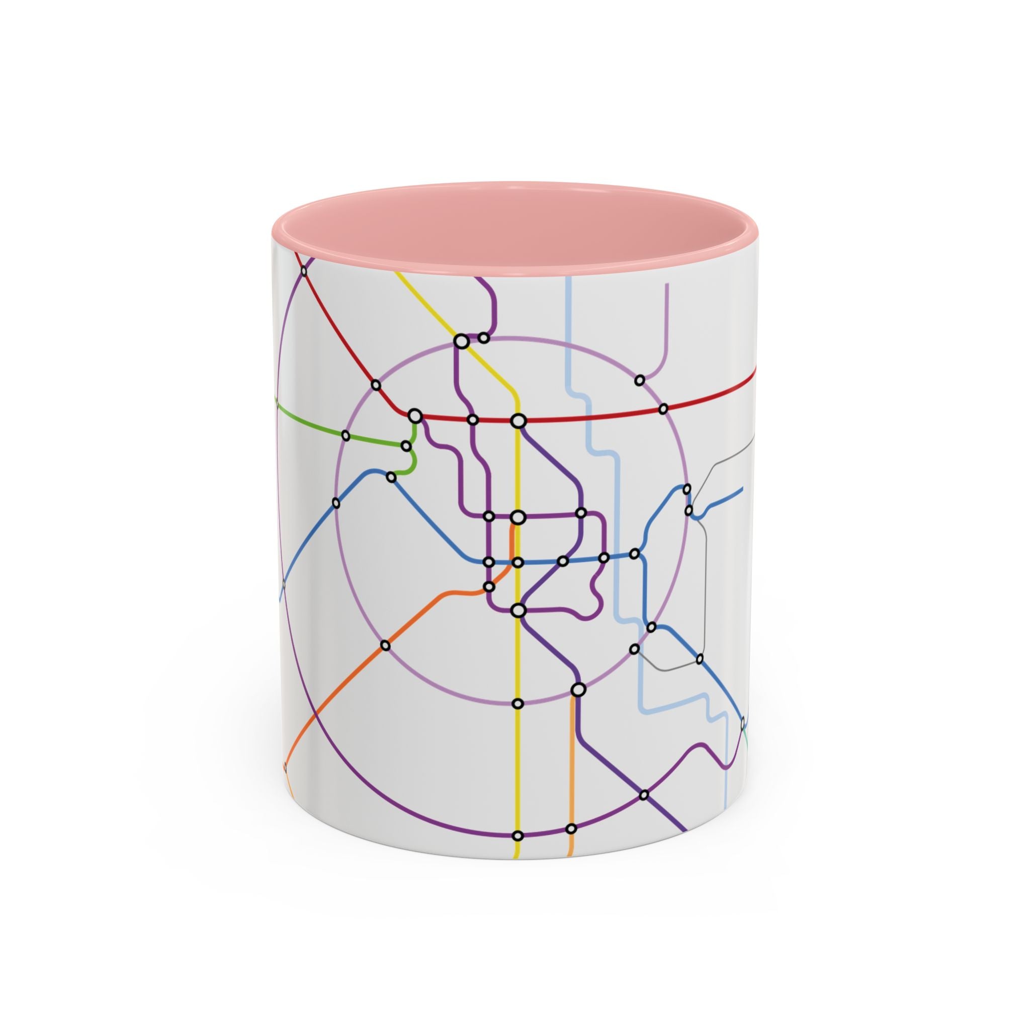 Delhi Metro Map Coffee Mug – 11/15oz