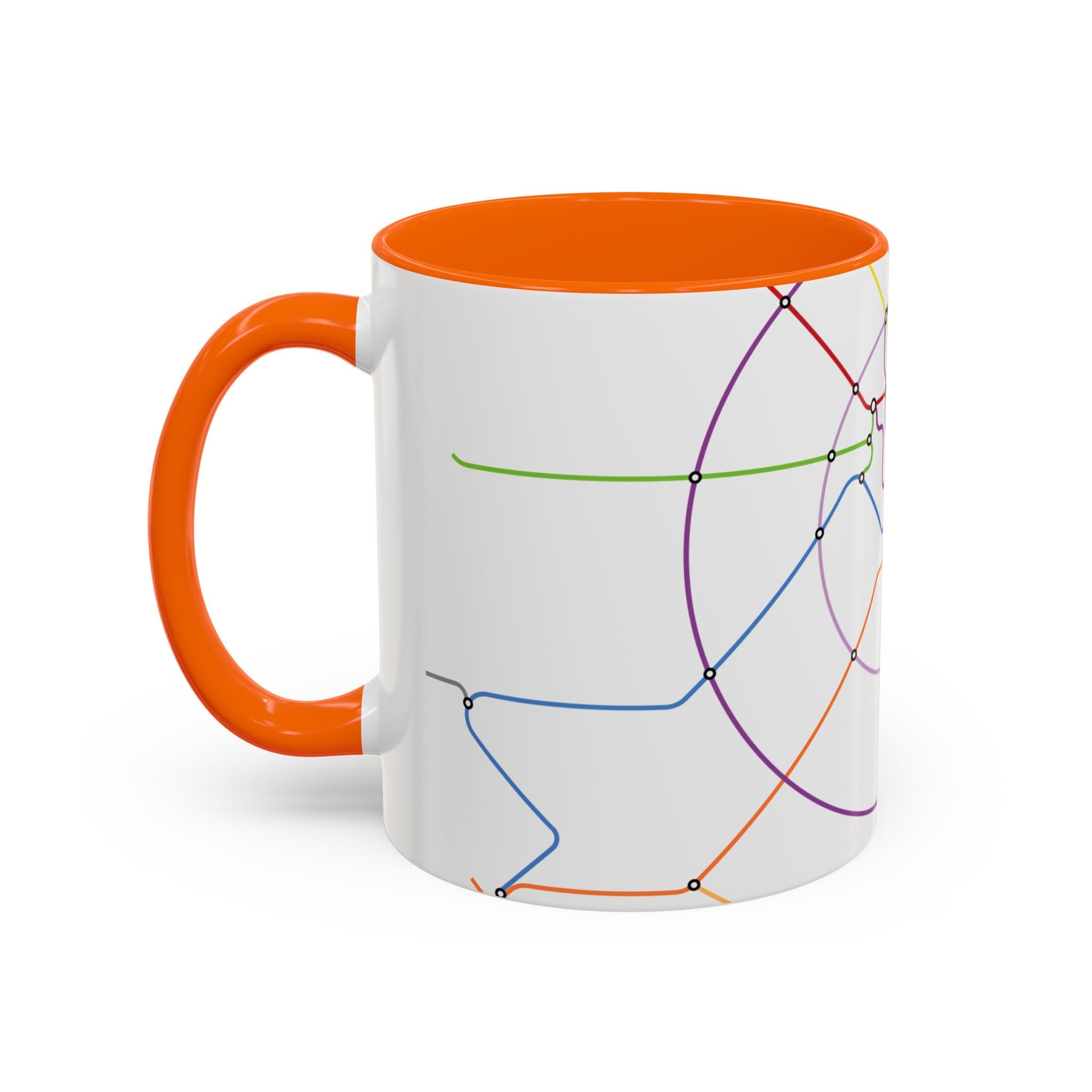 Delhi Metro Map Coffee Mug – 11/15oz