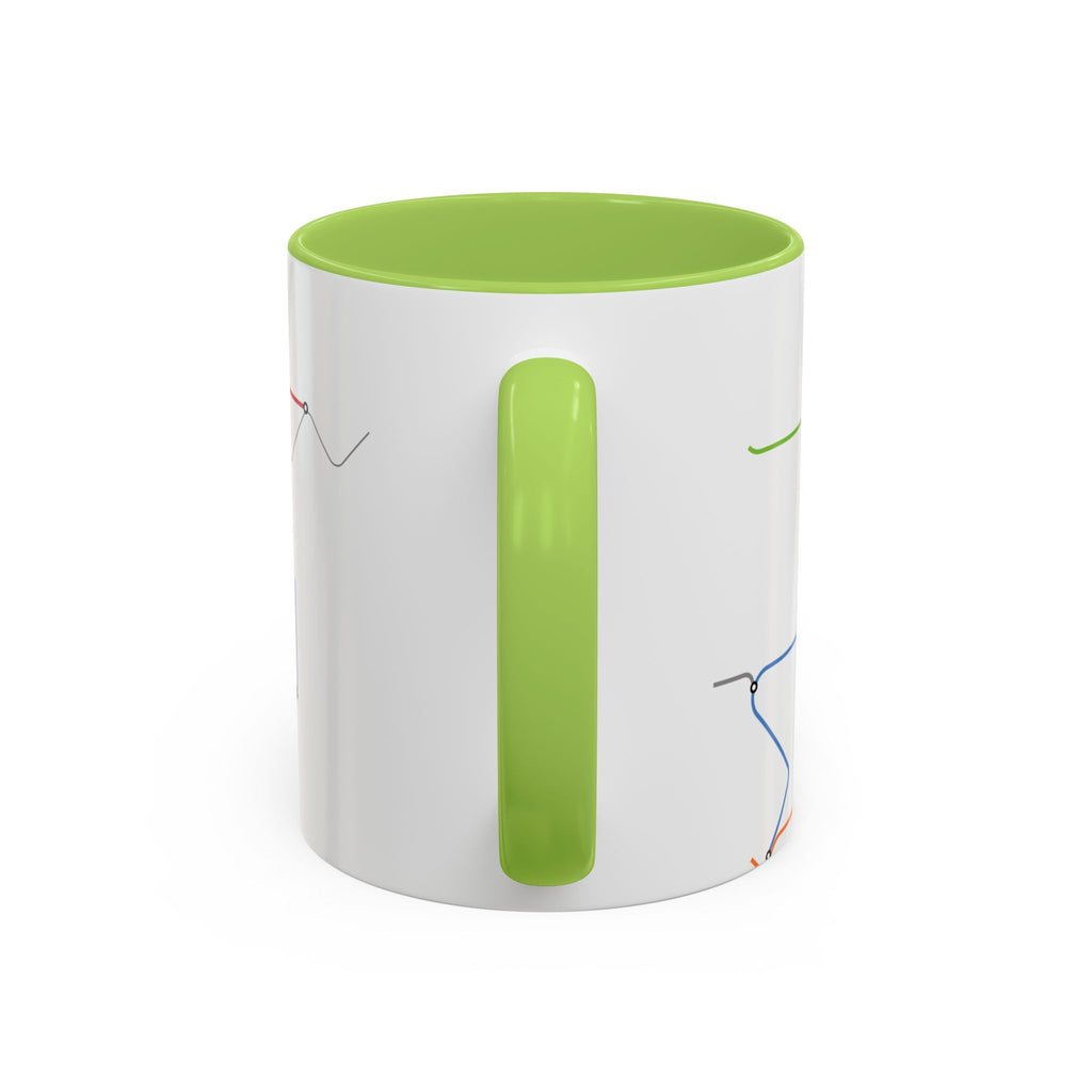 Delhi Metro Map Coffee Mug – 11/15oz