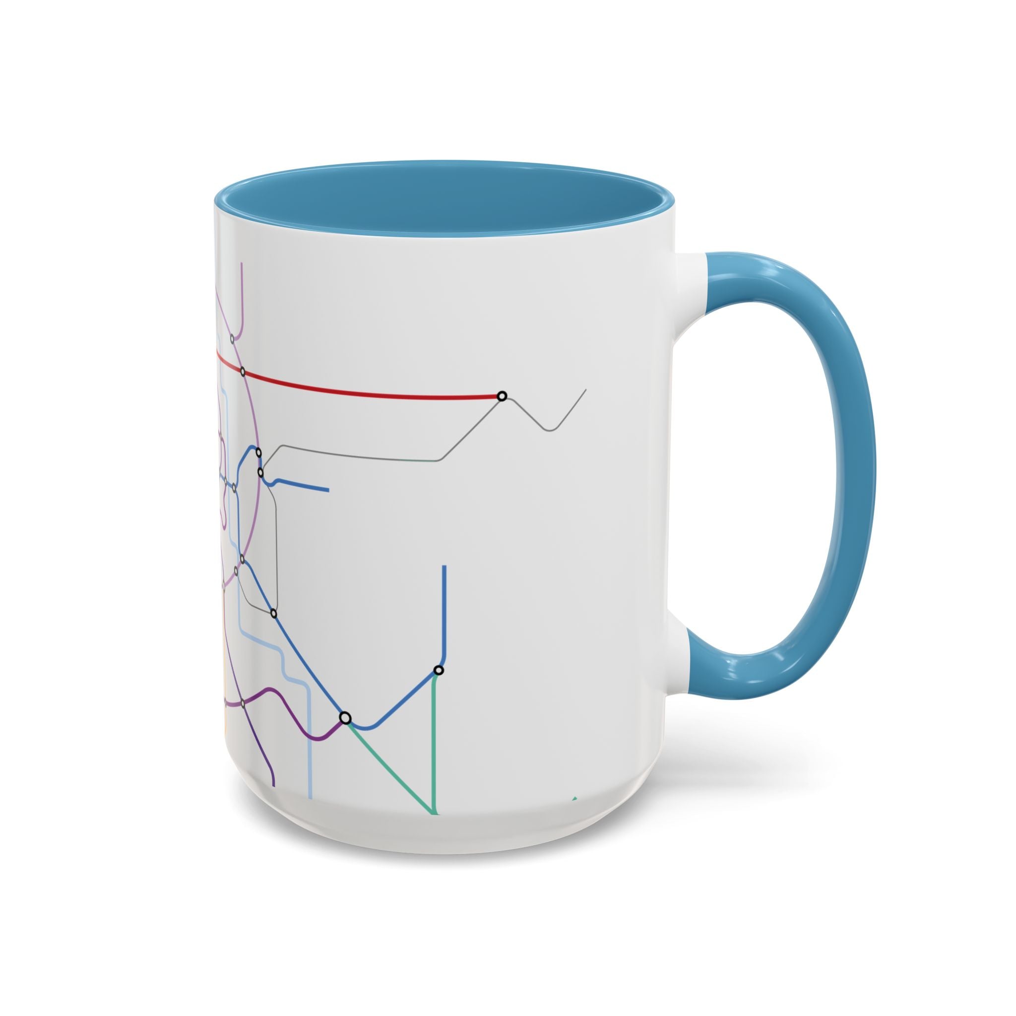 Delhi Metro Map Coffee Mug – 11/15oz