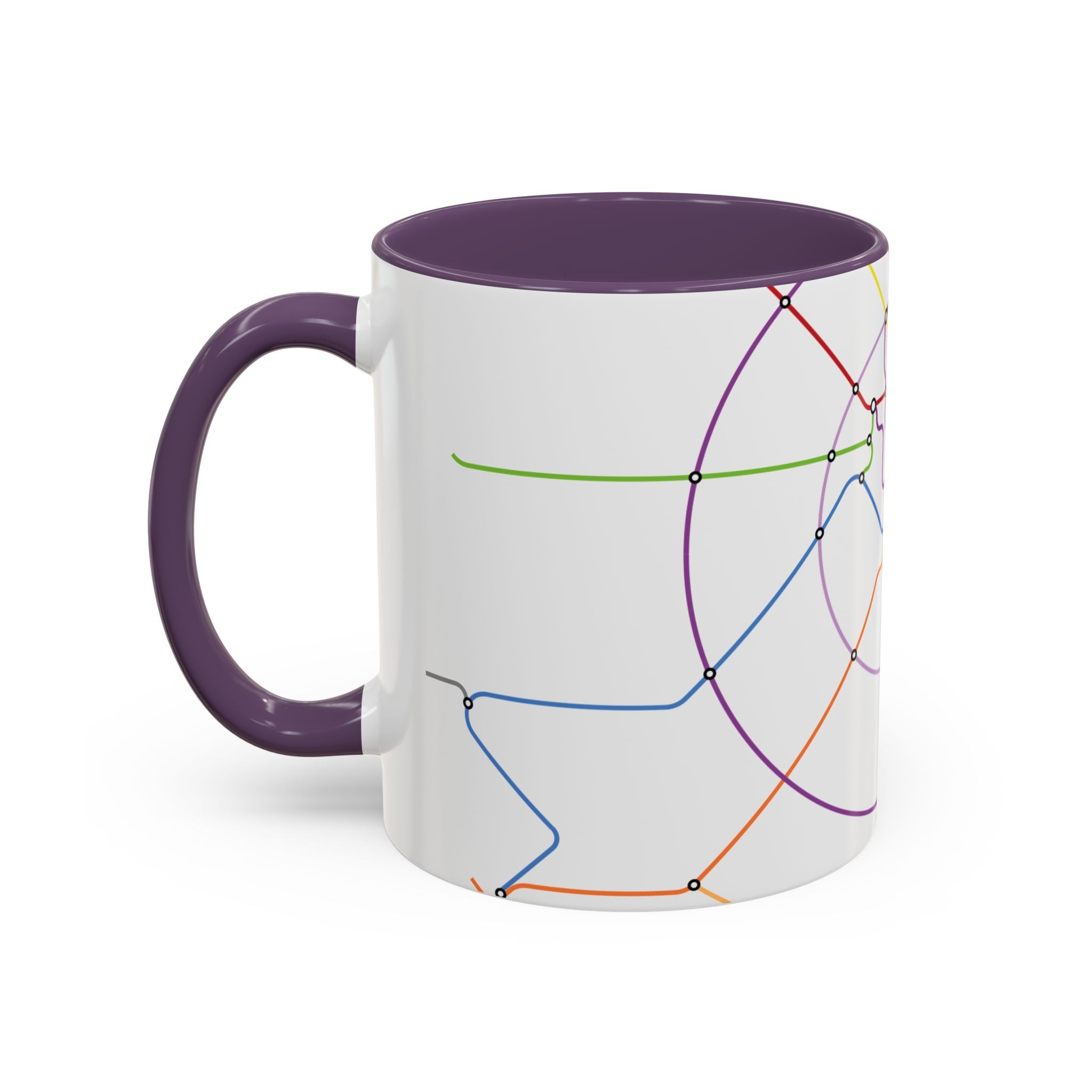 Delhi Metro Map Coffee Mug – 11/15oz