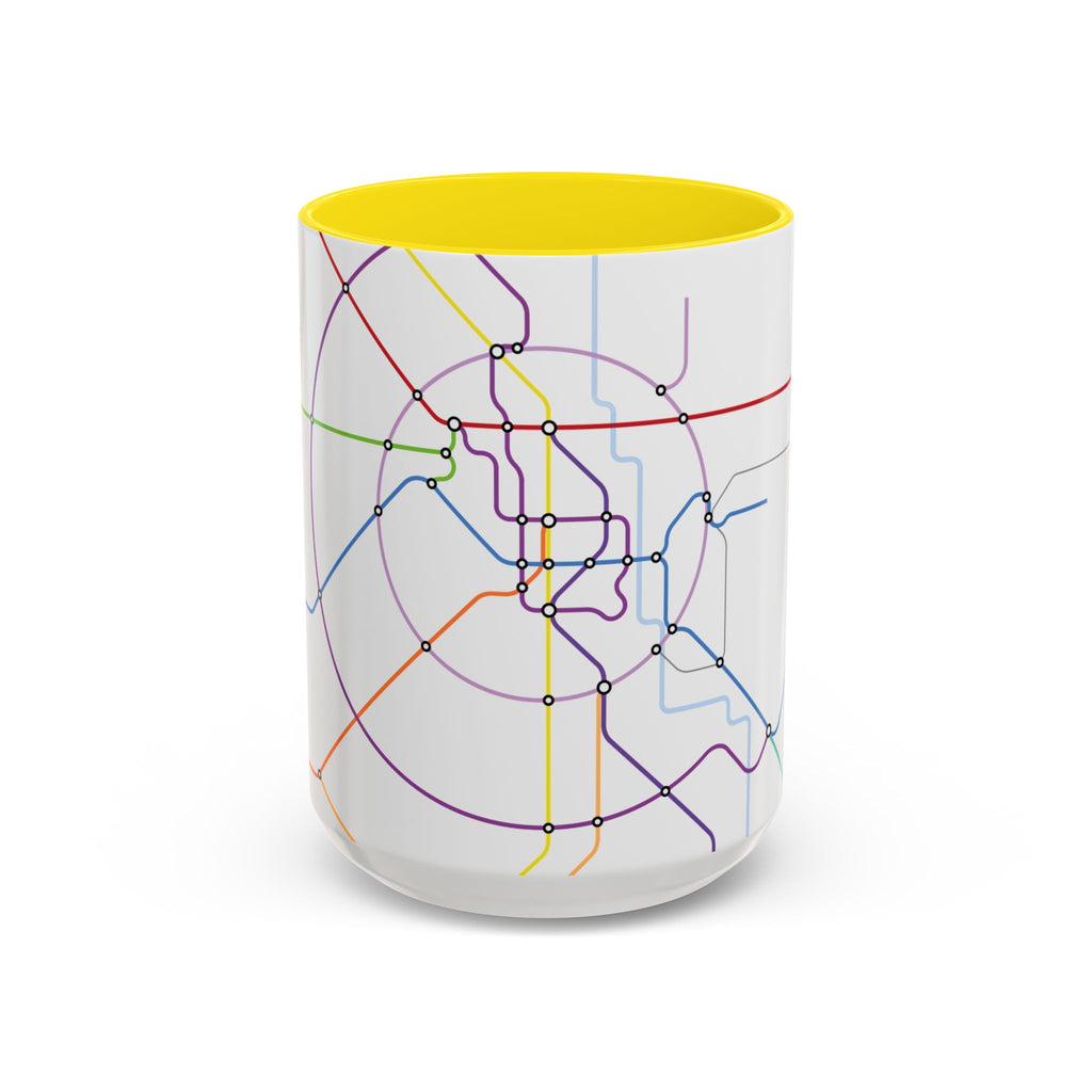 Delhi Metro Map Coffee Mug – 11/15oz