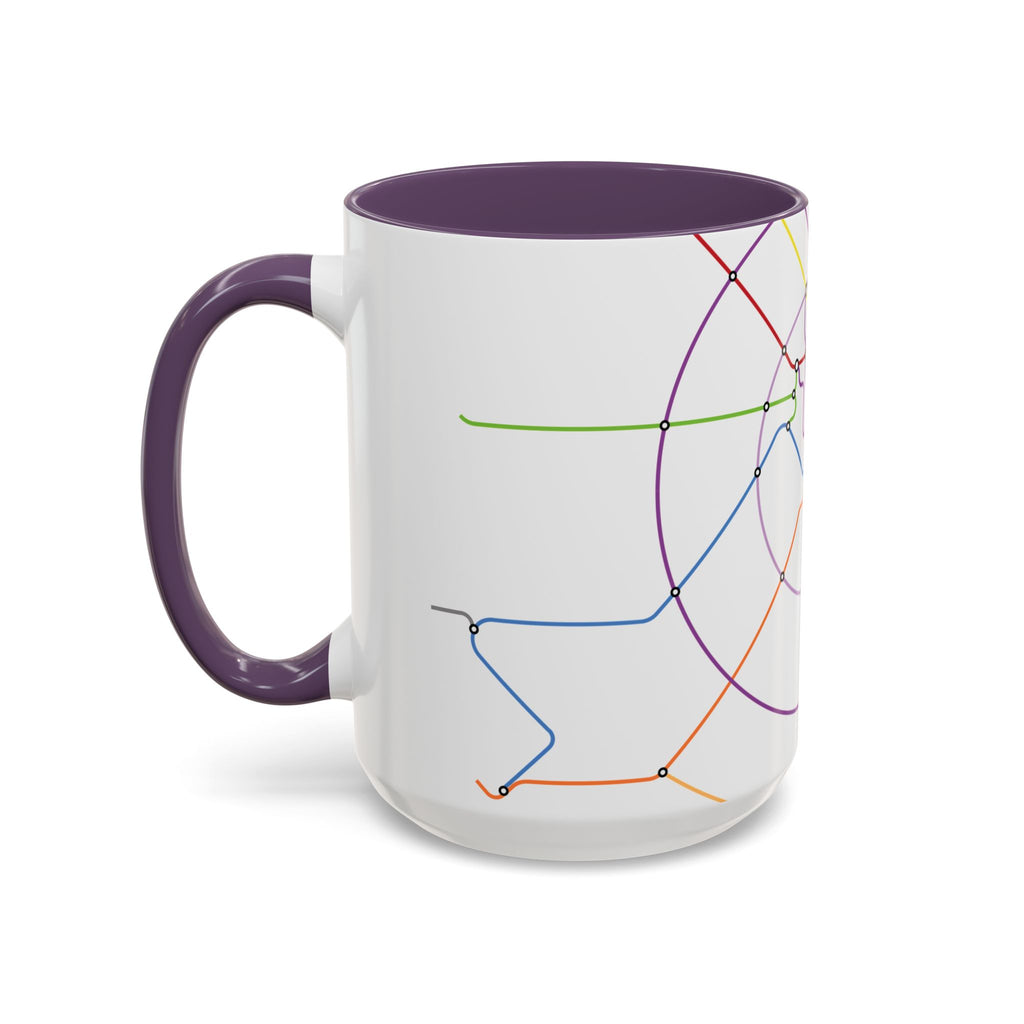 Delhi Metro Map Coffee Mug – 11/15oz