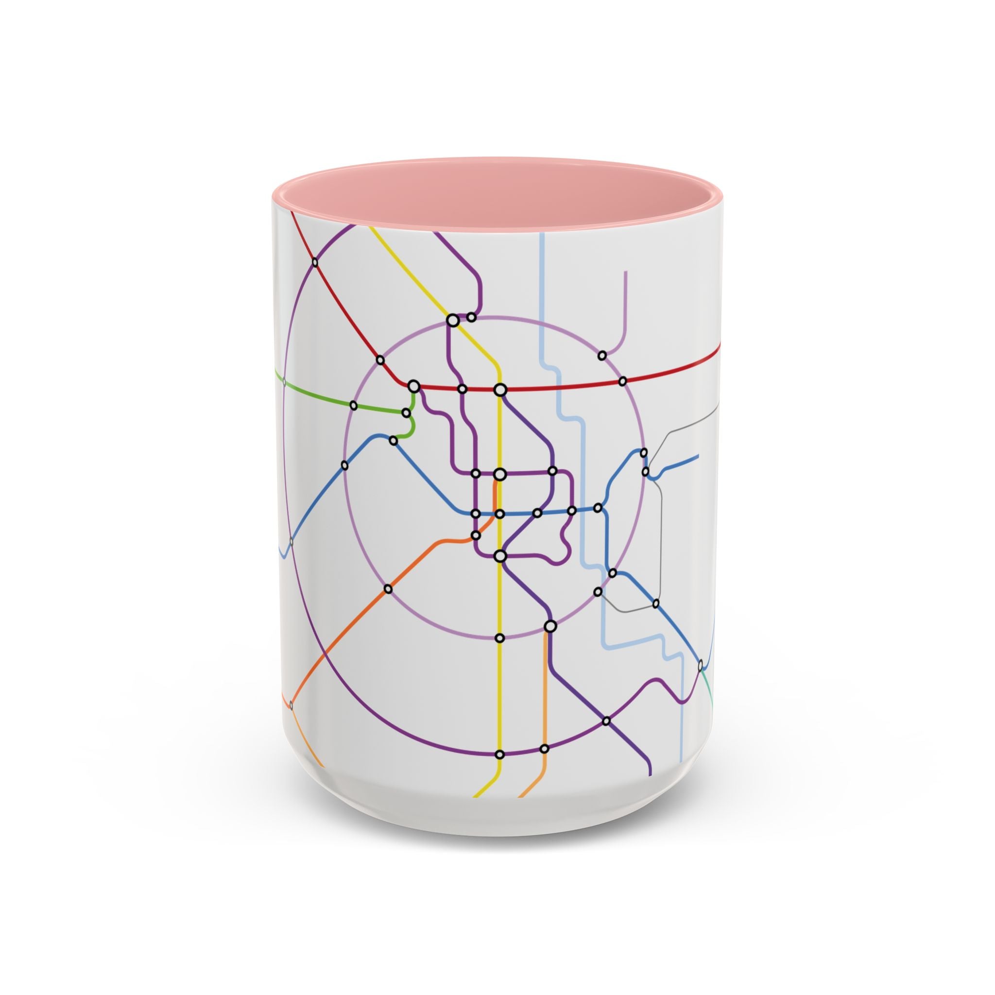 Delhi Metro Map Coffee Mug – 11/15oz