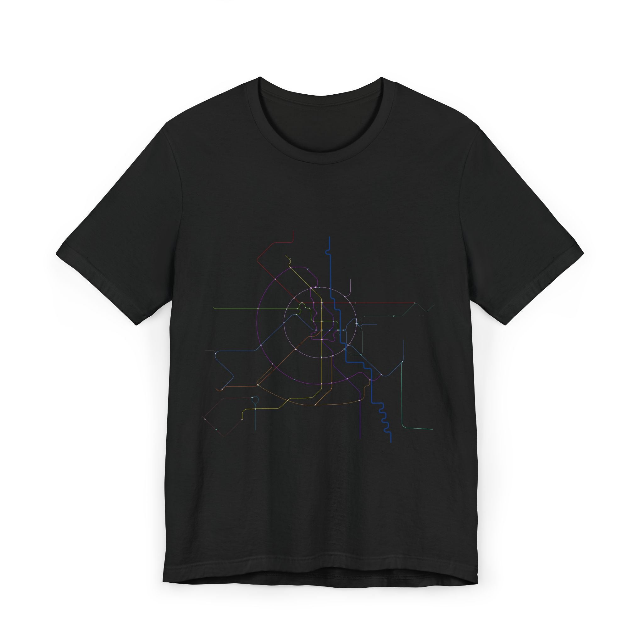 Delhi Metro Map T-Shirt — I Love Delhi Metro Graphic Tee