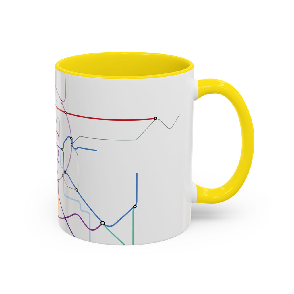 Delhi Metro Map Coffee Mug – 11/15oz