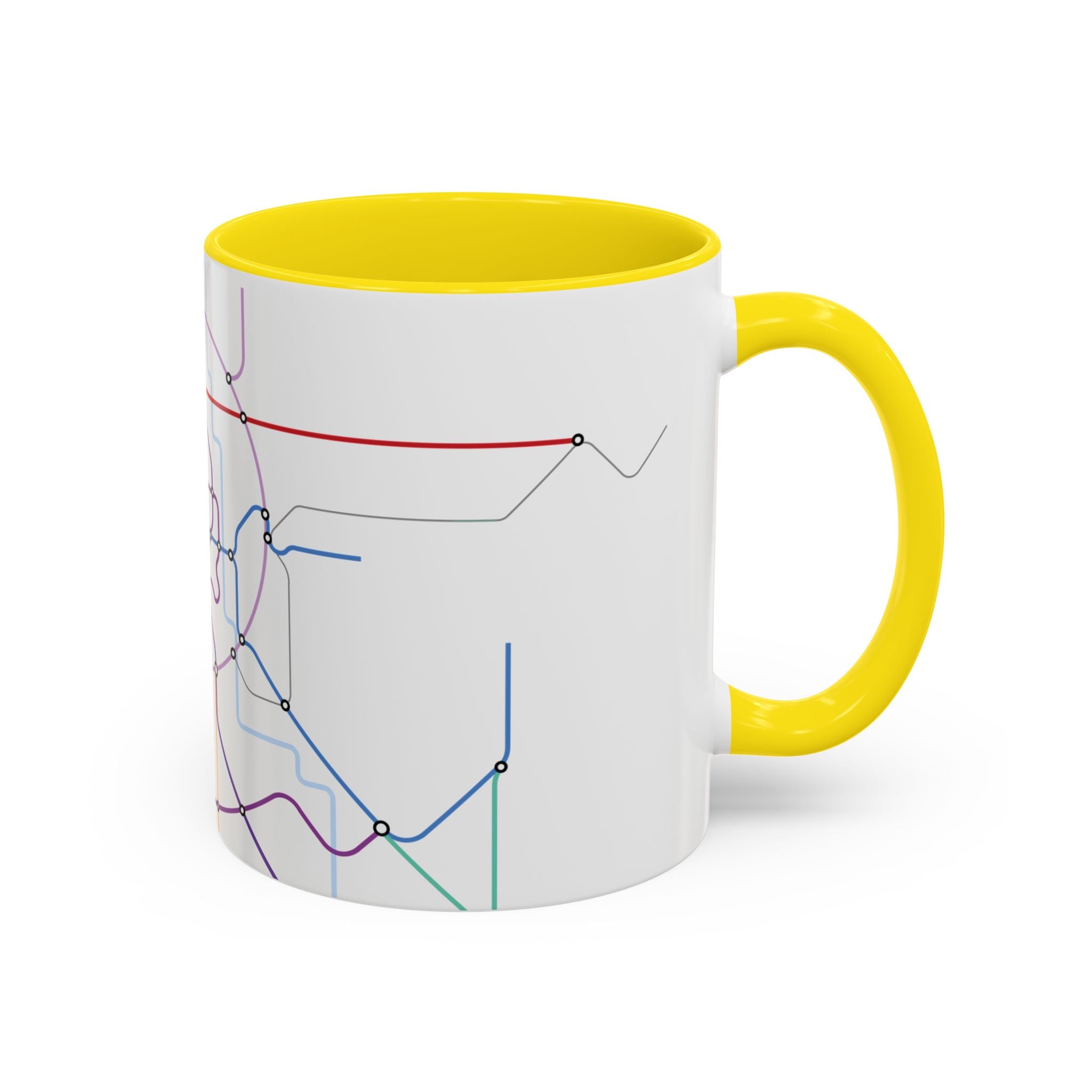 Delhi Metro Map Coffee Mug – 11/15oz