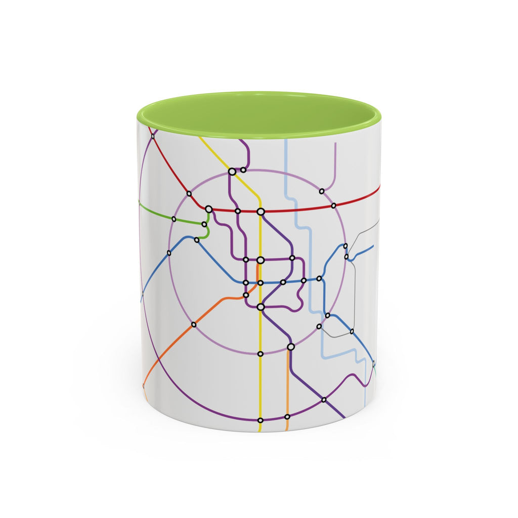 Delhi Metro Map Coffee Mug – 11/15oz