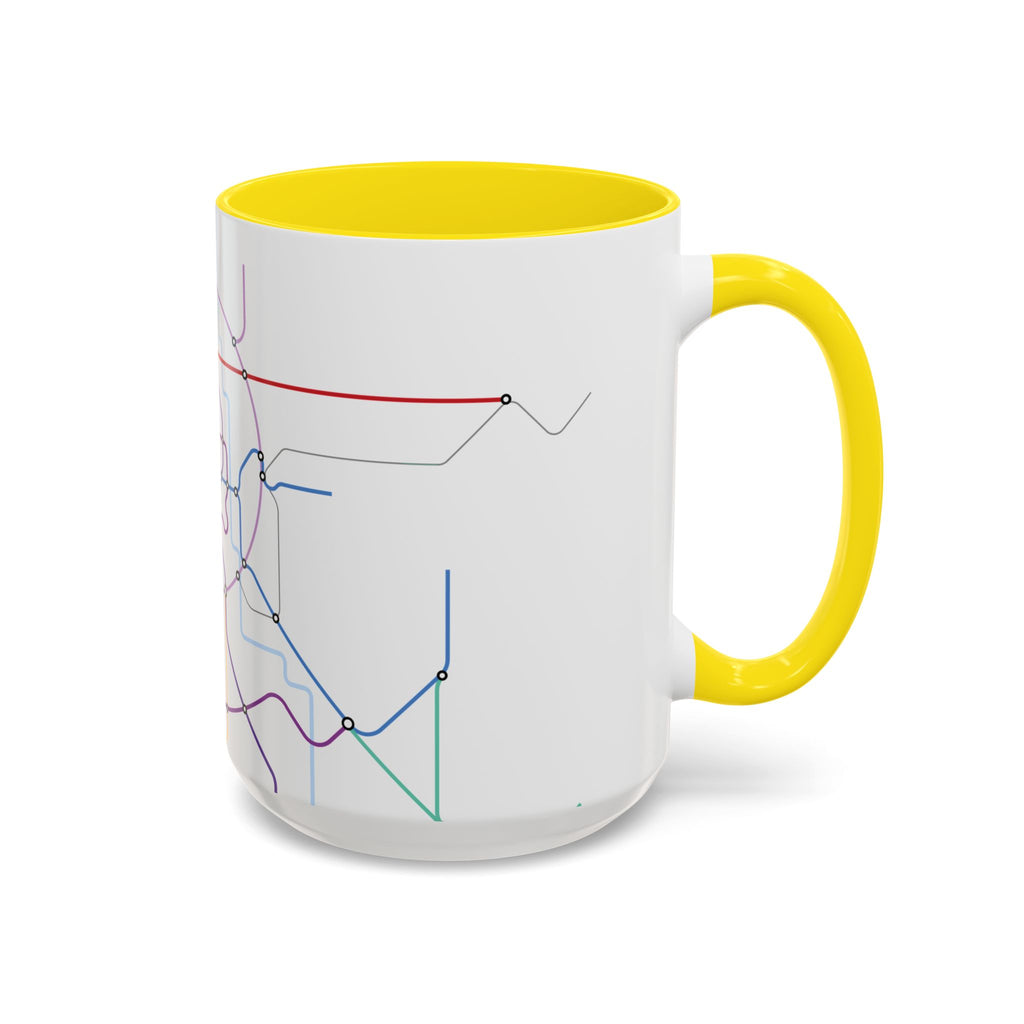 Delhi Metro Map Coffee Mug – 11/15oz