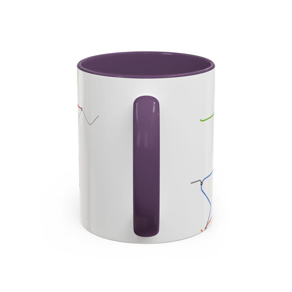 Delhi Metro Map Coffee Mug – 11/15oz