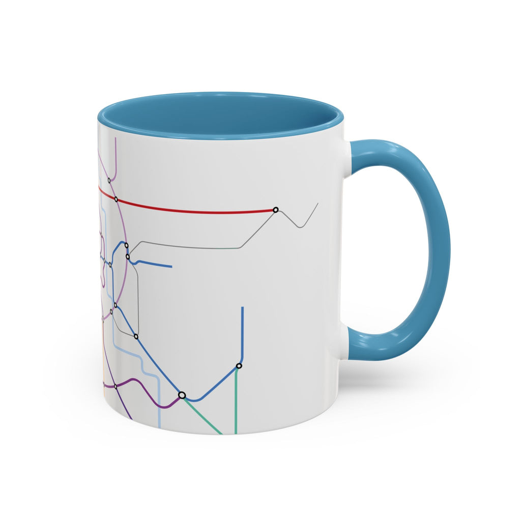 Delhi Metro Map Coffee Mug – 11/15oz