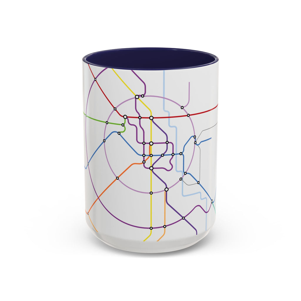 Delhi Metro Map Coffee Mug – 11/15oz