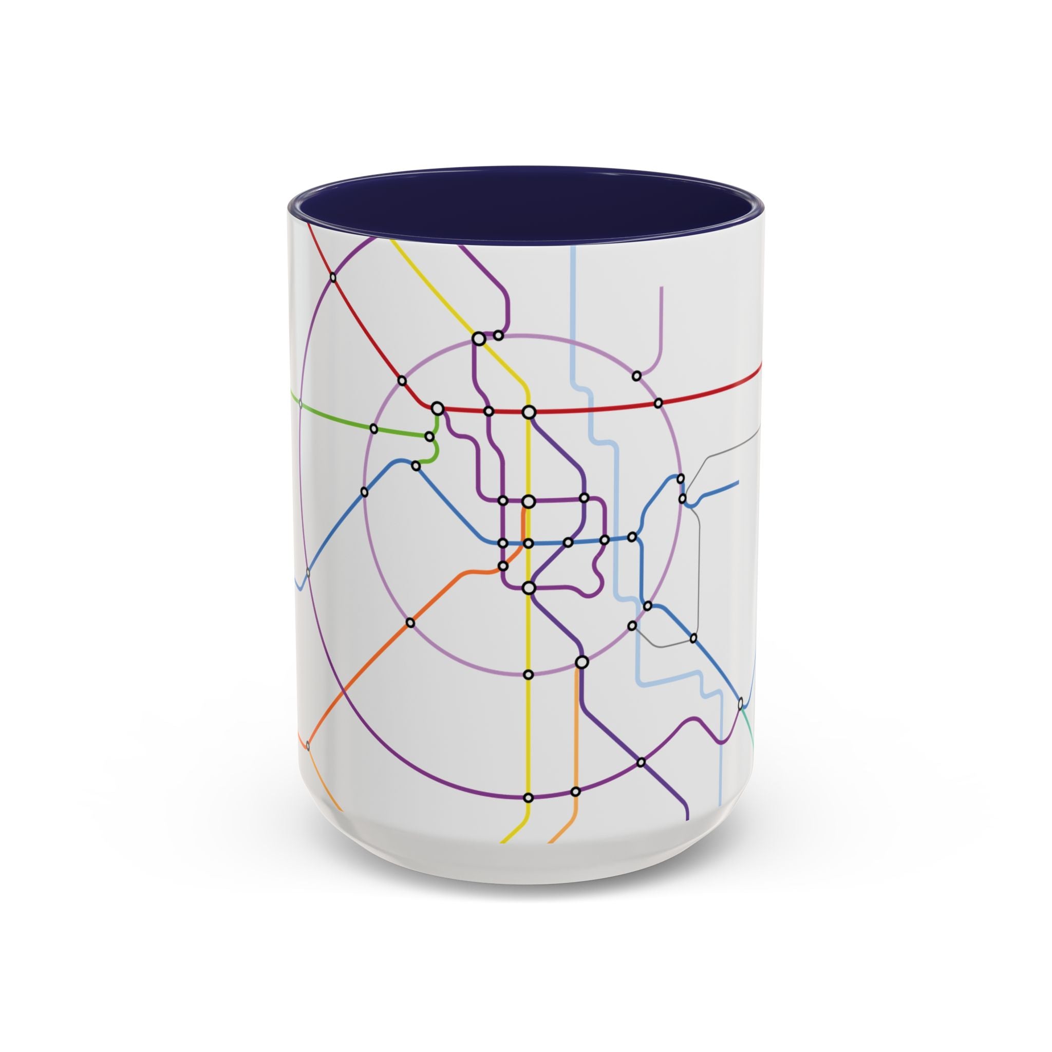 Delhi Metro Map Coffee Mug – 11/15oz