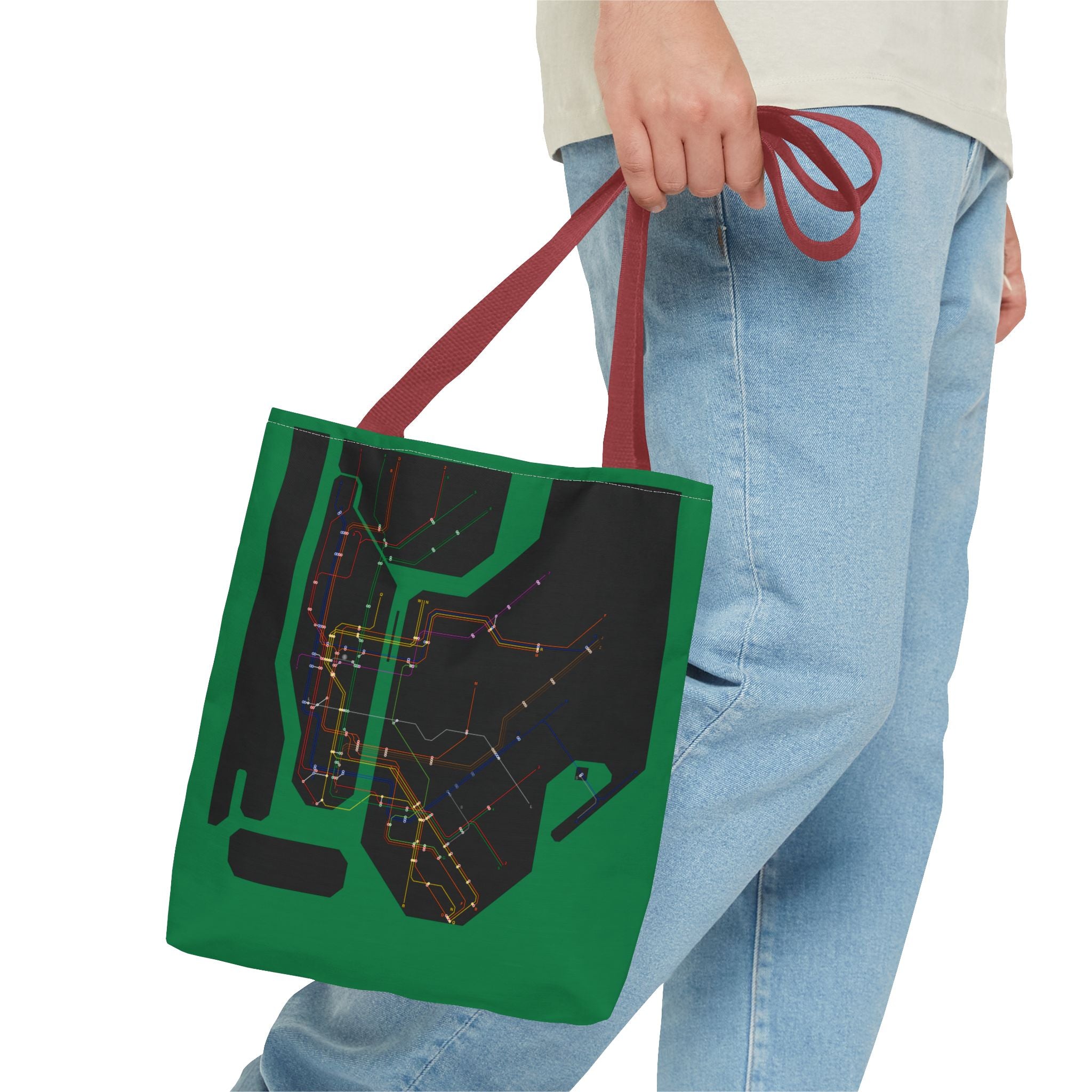 Tote Bag — 'I Love MTA' City Transit Map Tote