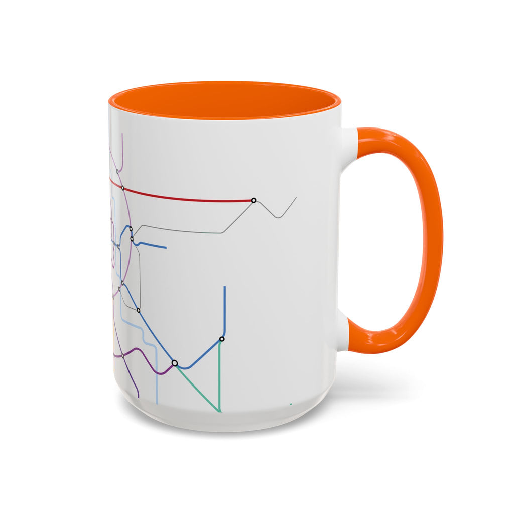 Delhi Metro Map Coffee Mug – 11/15oz