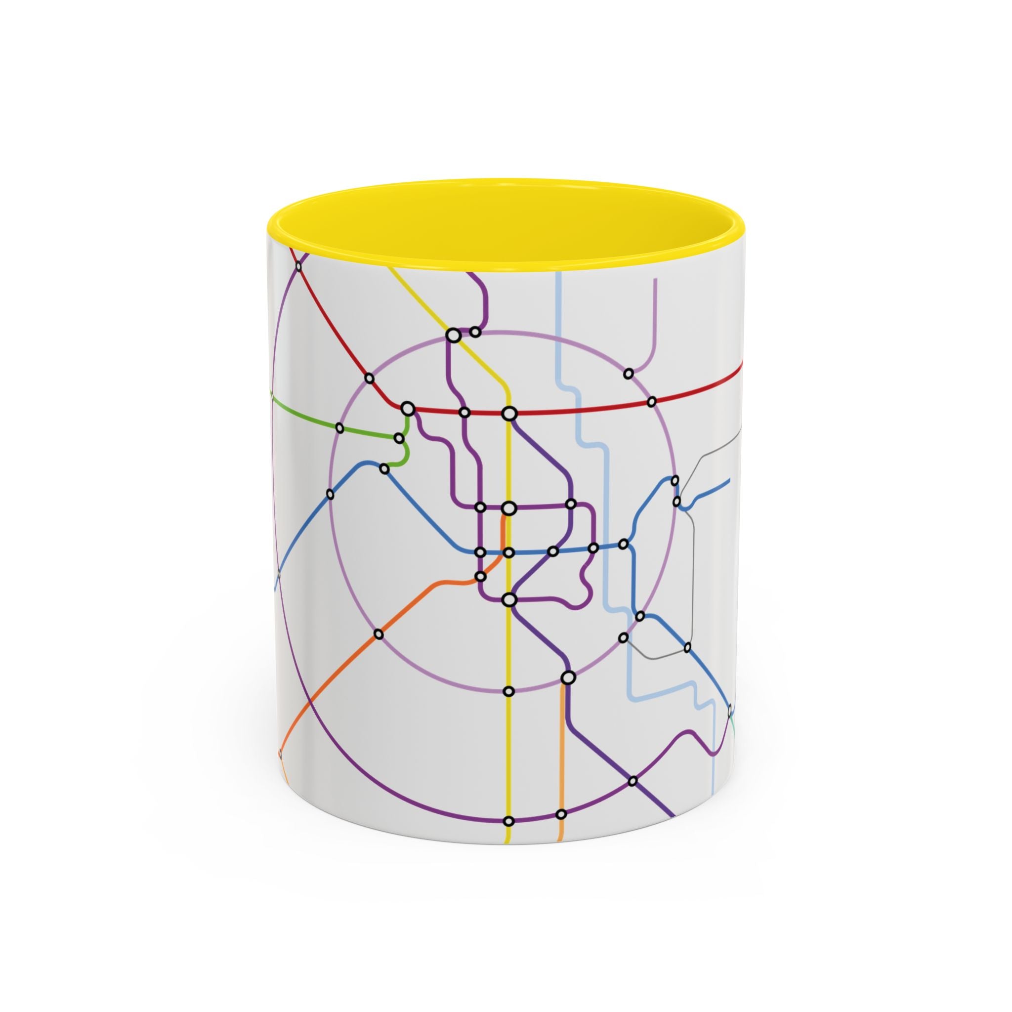 Delhi Metro Map Coffee Mug – 11/15oz