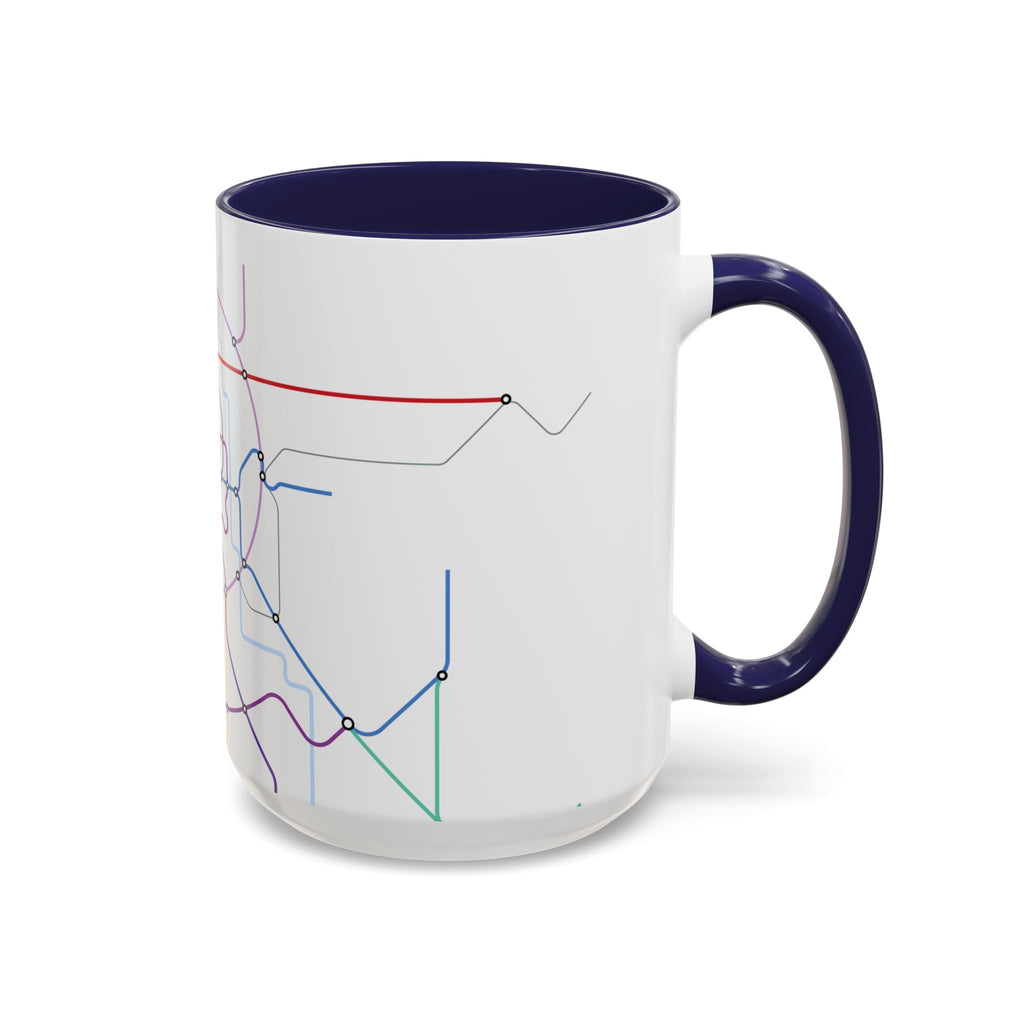 Delhi Metro Map Coffee Mug – 11/15oz