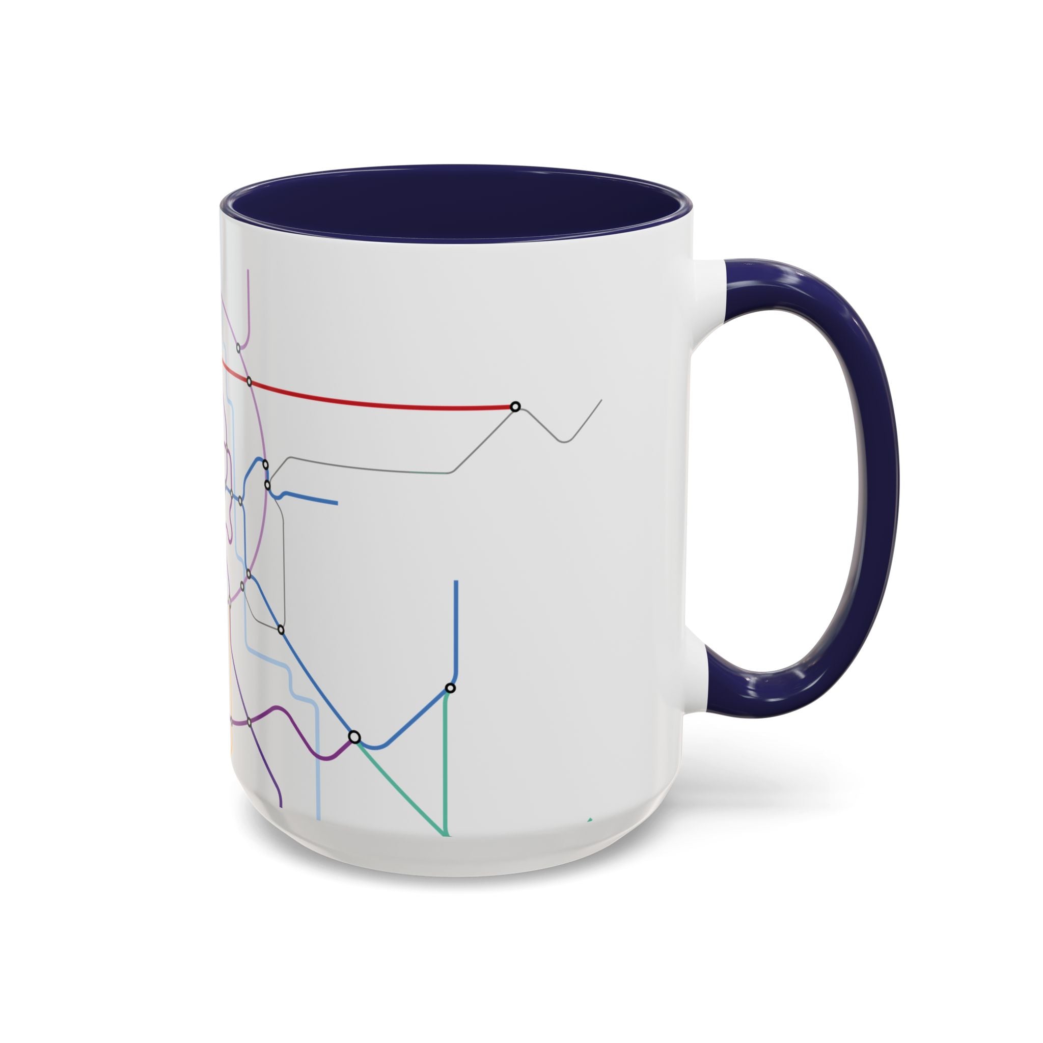 Delhi Metro Map Coffee Mug – 11/15oz