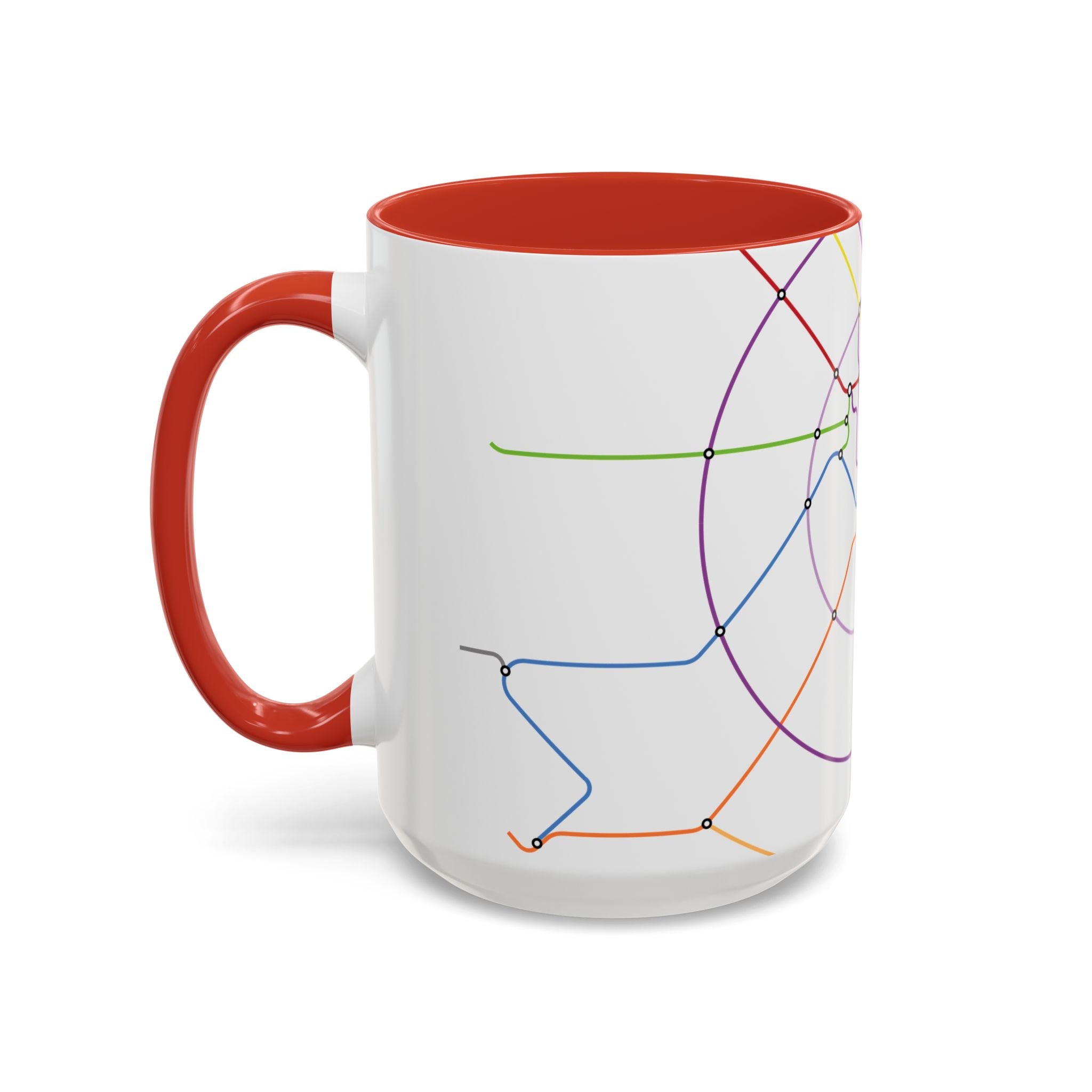 Delhi Metro Map Coffee Mug – 11/15oz