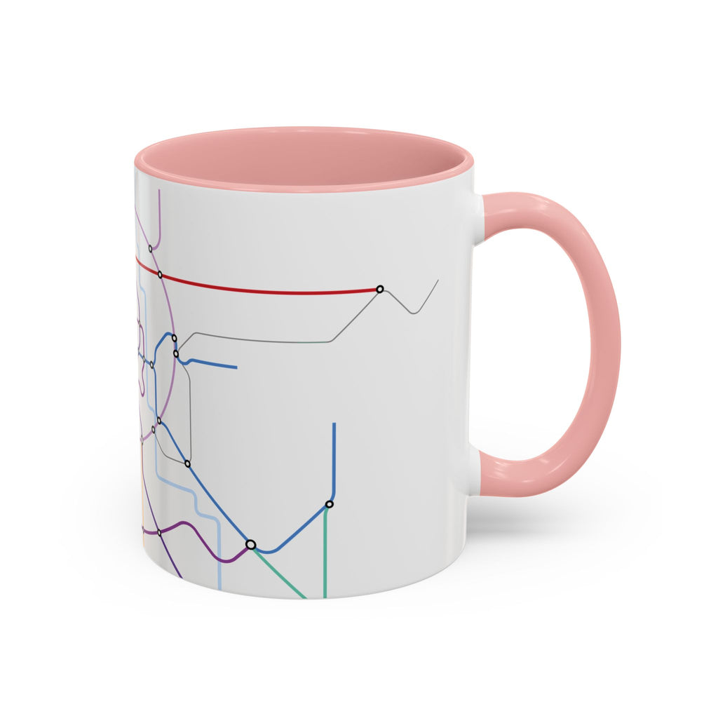 Delhi Metro Map Coffee Mug – 11/15oz