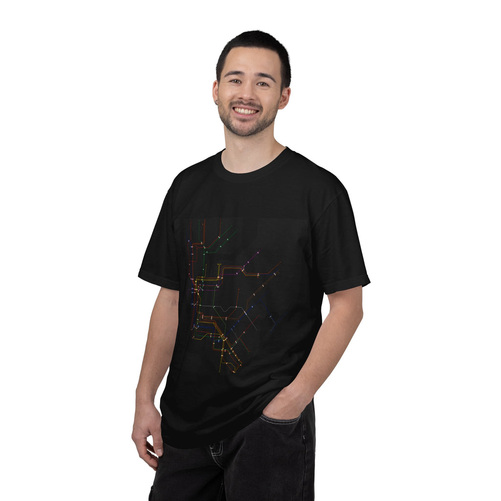 New York City MTA Subway Map T-Shirt — City Transit Route Graphic Tee
