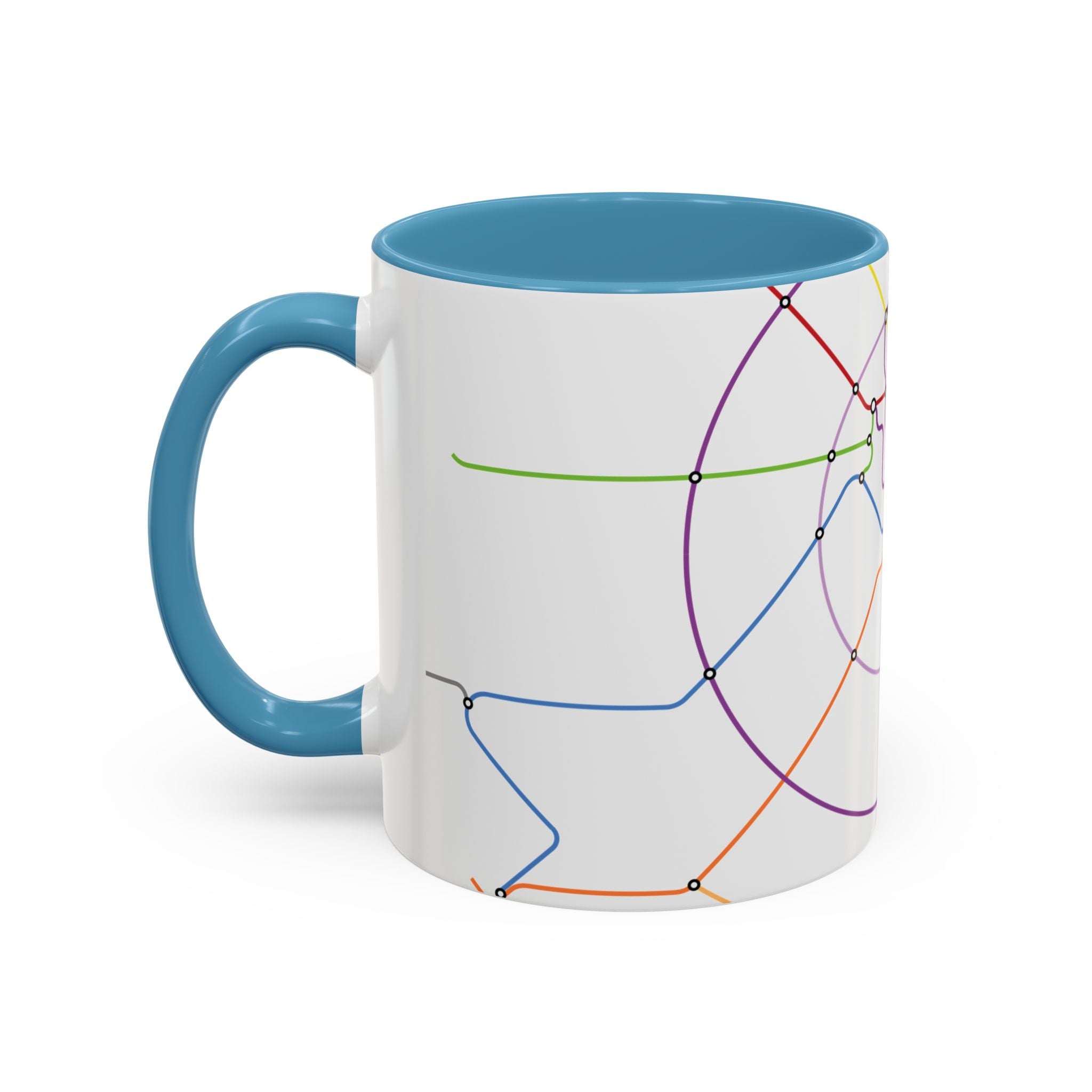 Delhi Metro Map Coffee Mug – 11/15oz