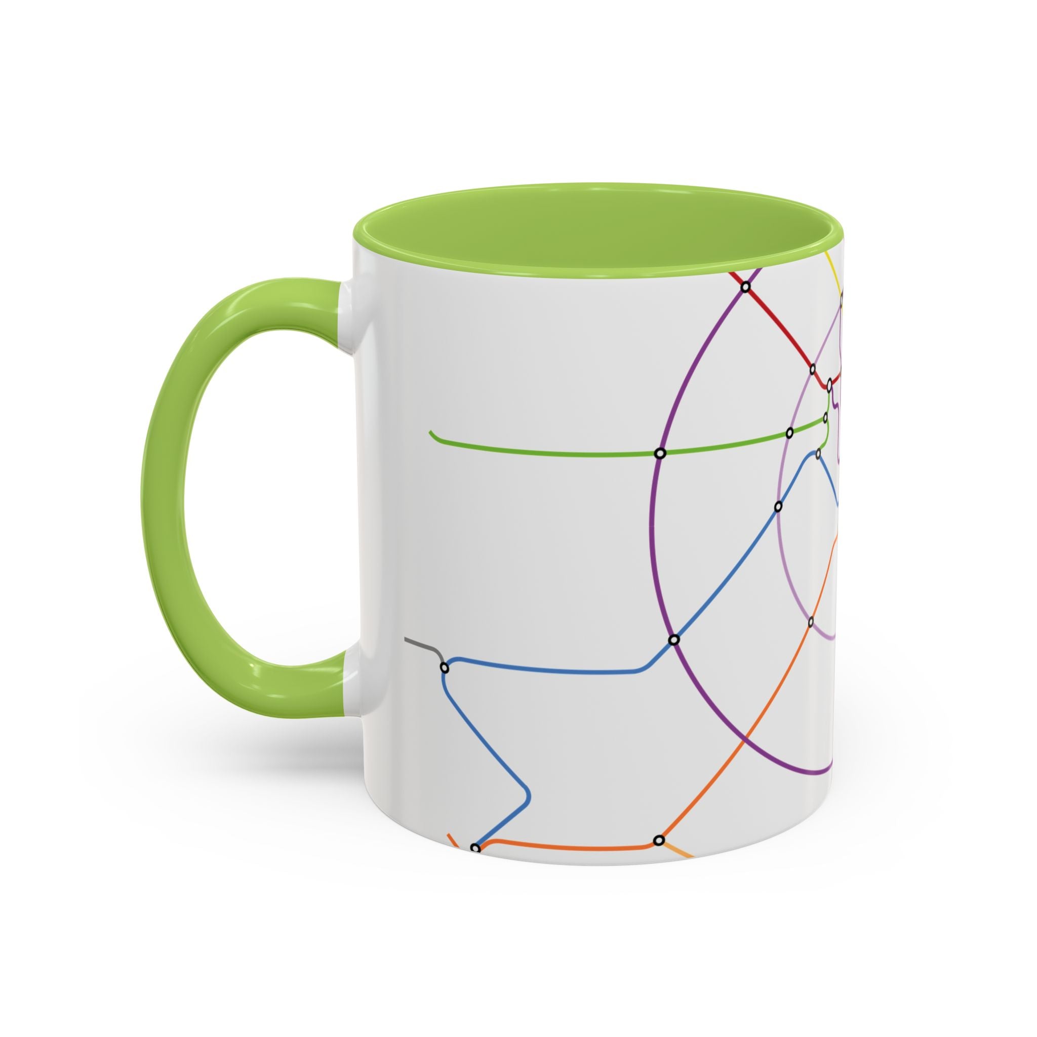 Delhi Metro Map Coffee Mug – 11/15oz