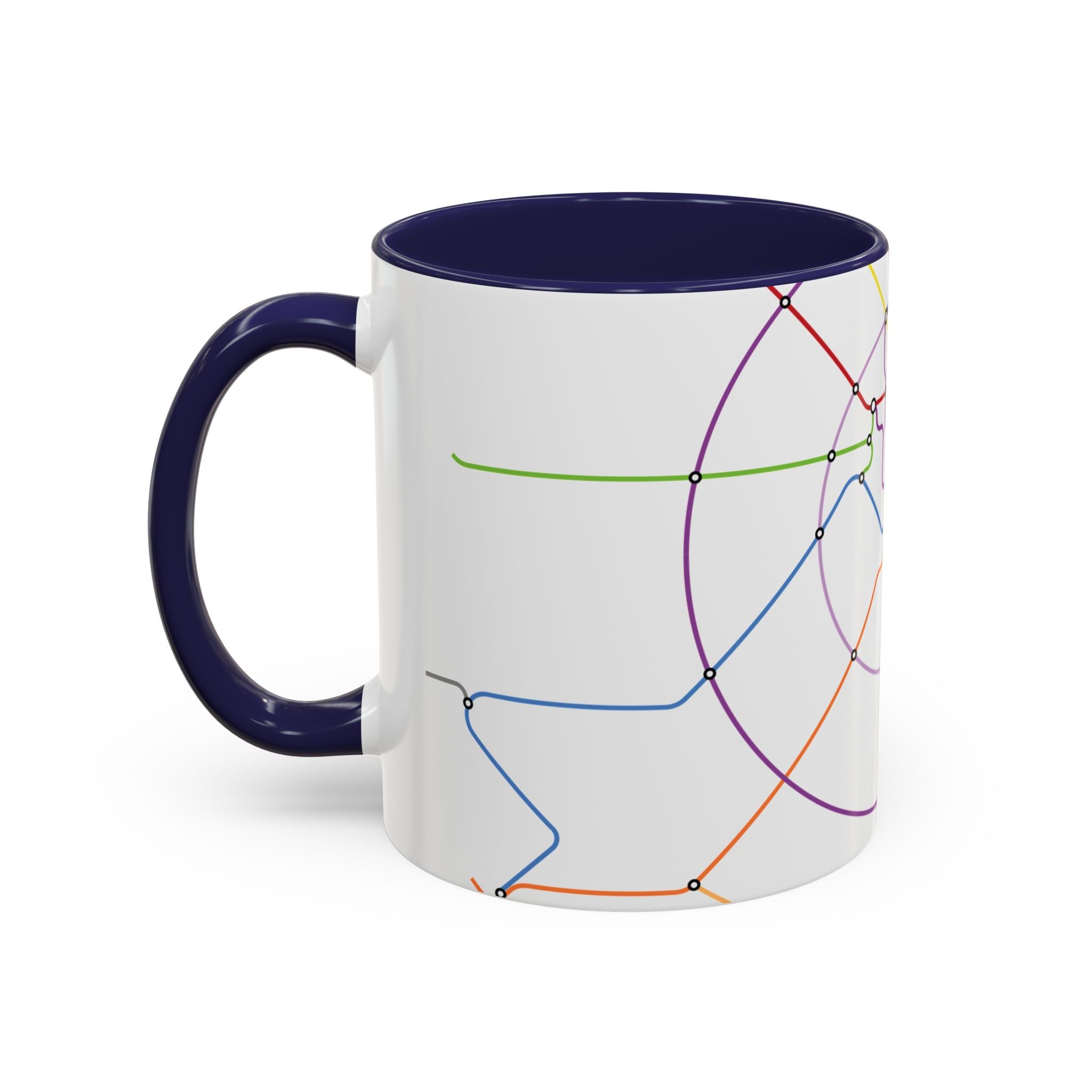 Delhi Metro Map Coffee Mug – 11/15oz